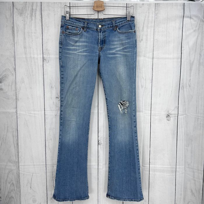 Lucky Brand Lucky (8/29) US VINTAGE Y2K Lowered Peanut Bootcut Jeans ...