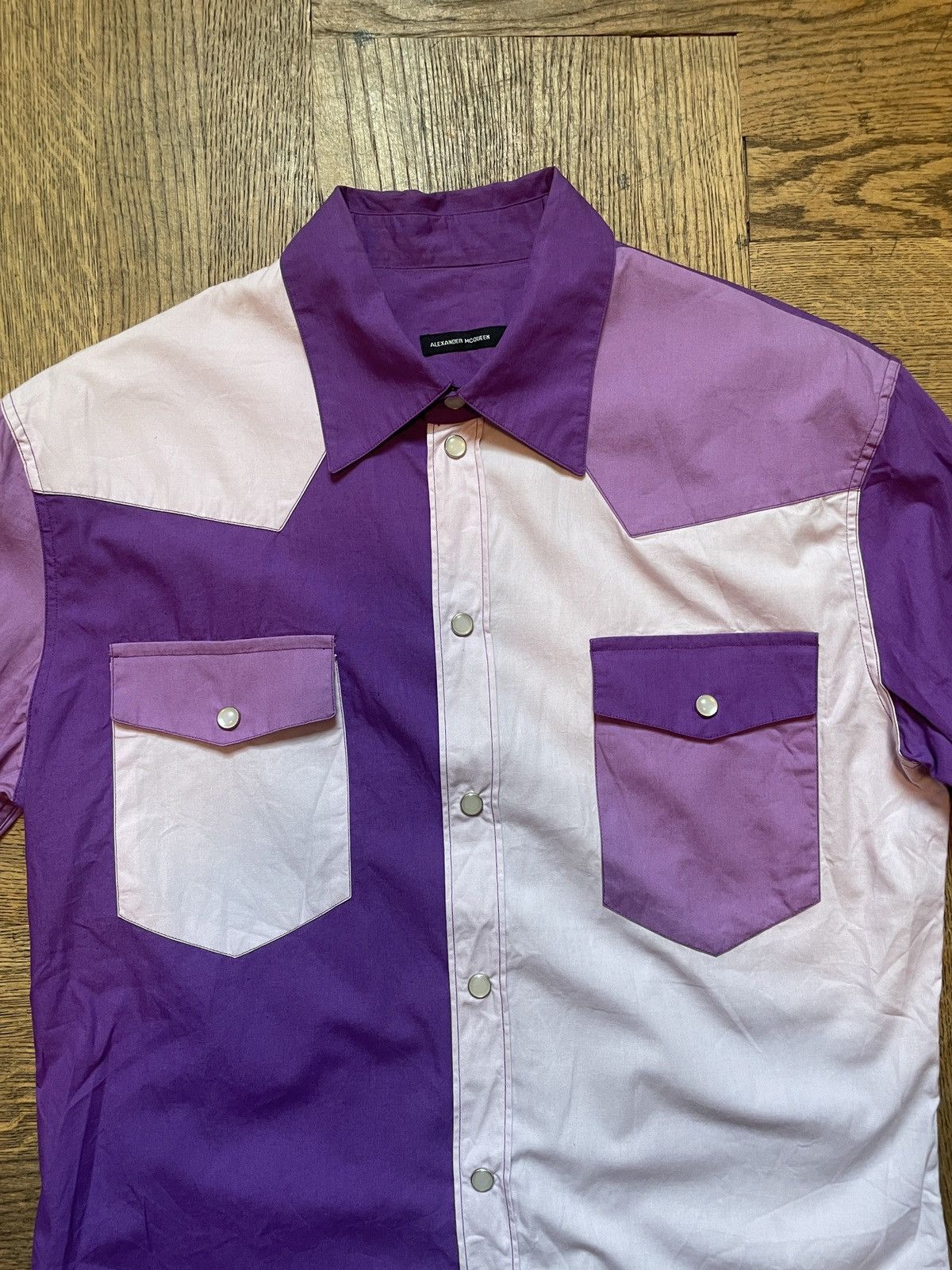 Alexander McQueen AW96 “Dante” Harlequin Western Shirt Size US M / EU 48-50 / 2 - 2 Thumbnail