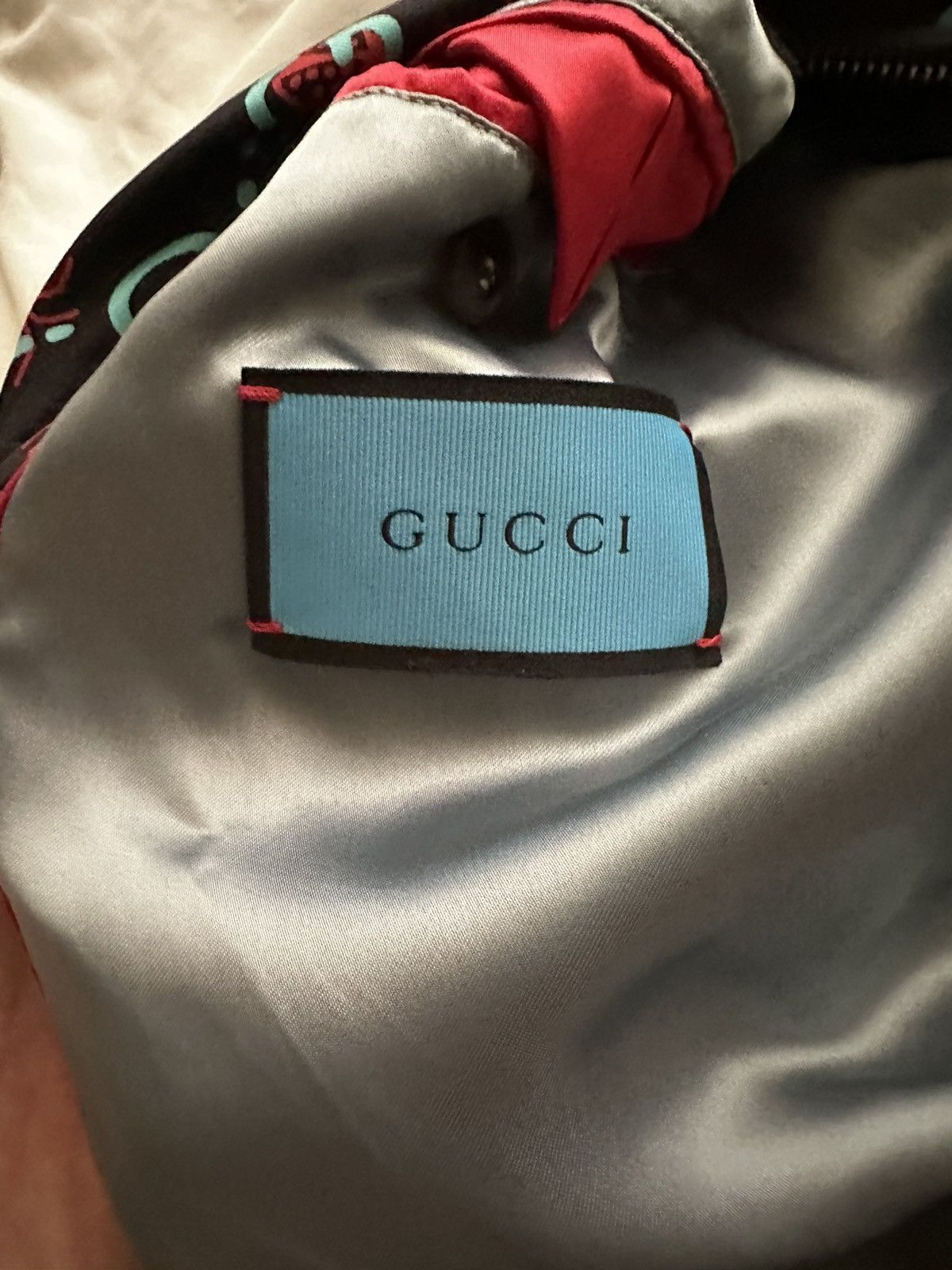 Gucci Gucci Ghost Graffiti Drip Silk Bomber Size US S / EU 44-46 / 1 - 3 Thumbnail