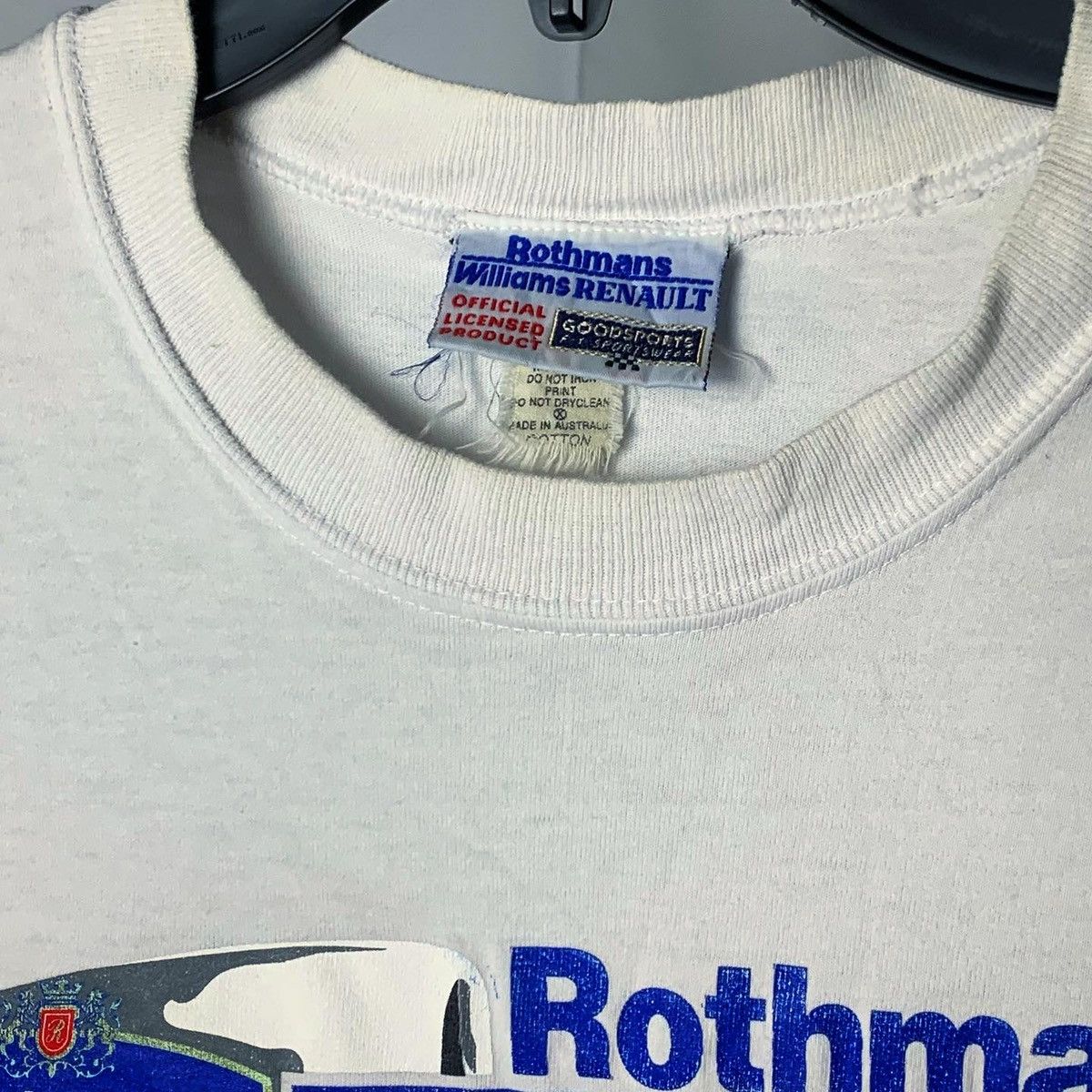 Sports Specialties 90s Rothmans Williams Renault Tee Size US XL / EU 56 / 4 - 5 Thumbnail