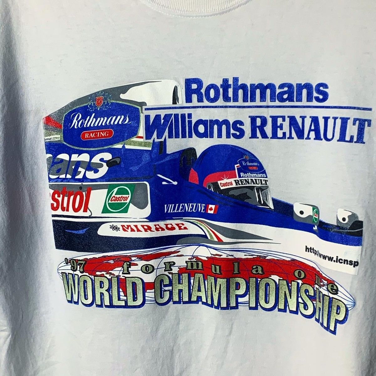 Sports Specialties 90s Rothmans Williams Renault Tee Size US XL / EU 56 / 4 - 2 Thumbnail