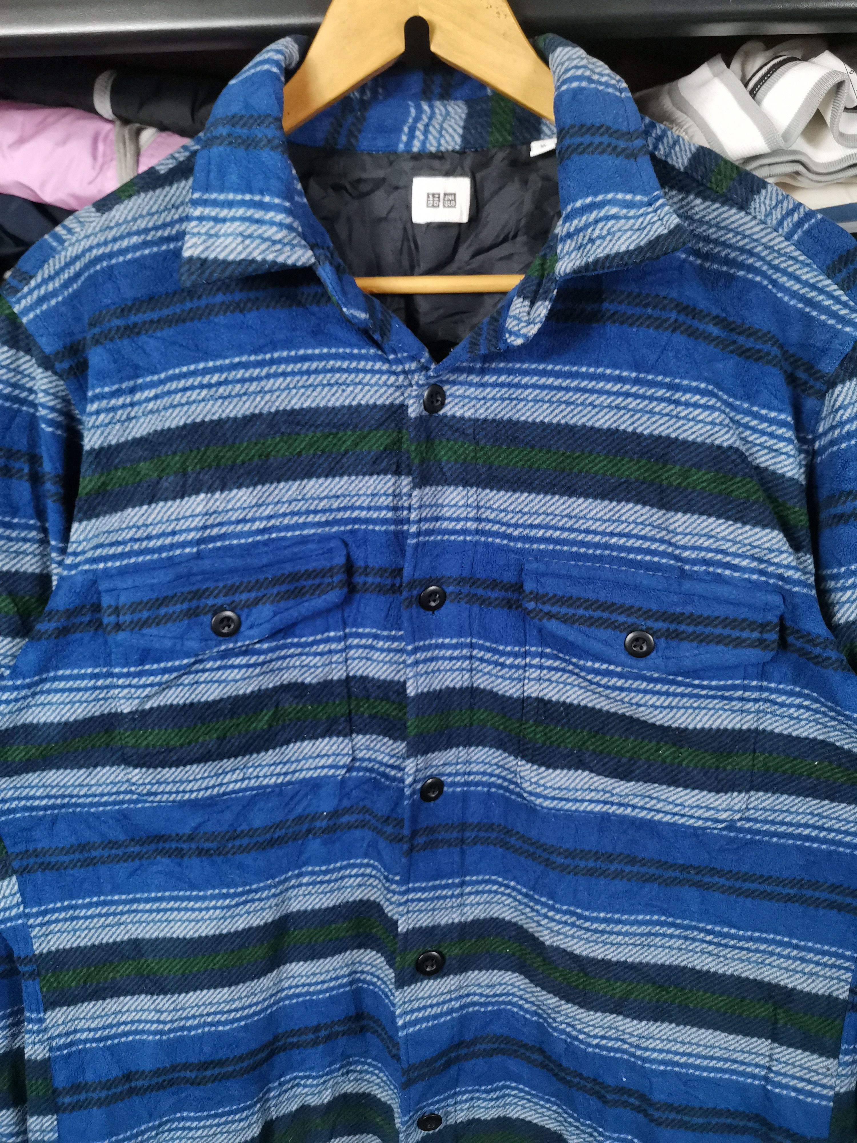 Flannel Uniqlo Flannel Shirt Button Ups Size US XL / EU 56 / 4 - 2 Thumbnail
