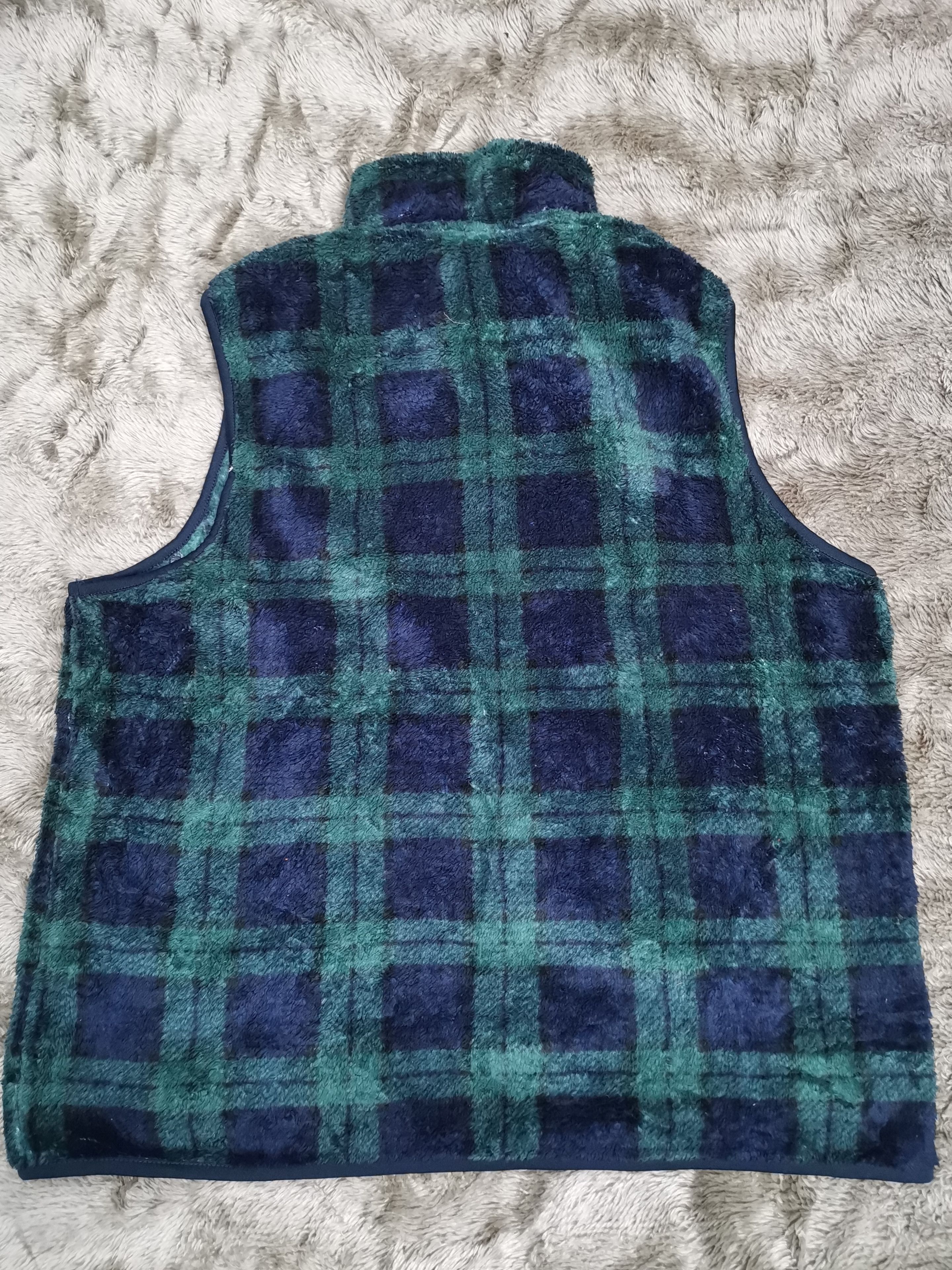 Japanese Brand Vintage Japanese Brand Closshi Checkered Fleece Vest Size US L / EU 52-54 / 3 - 2 Thumbnail