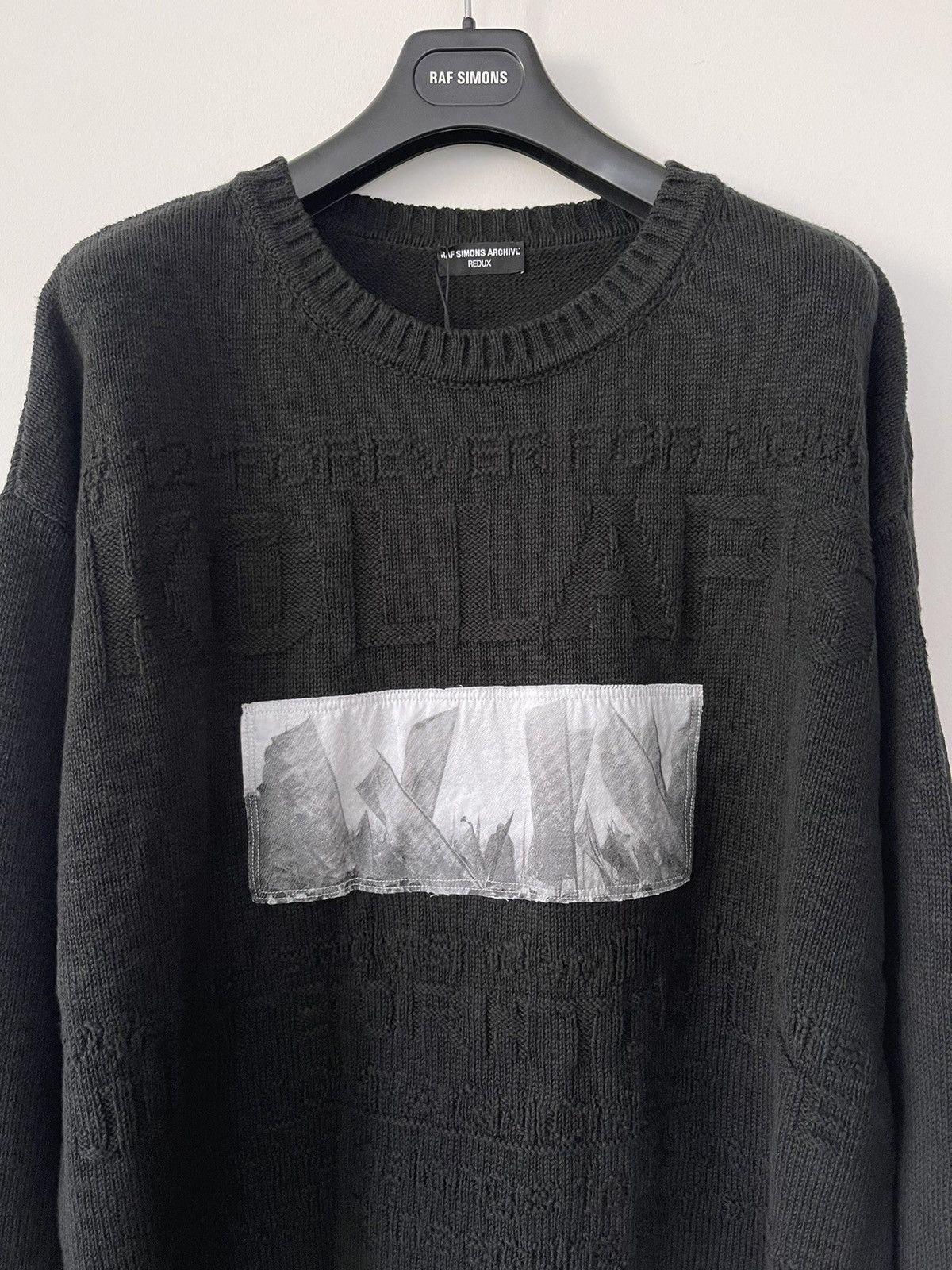 Raf Simons Peter De Potter Edition 'Kollaps' Patches Sweater Size US S / EU 44-46 / 1 - 2 Thumbnail