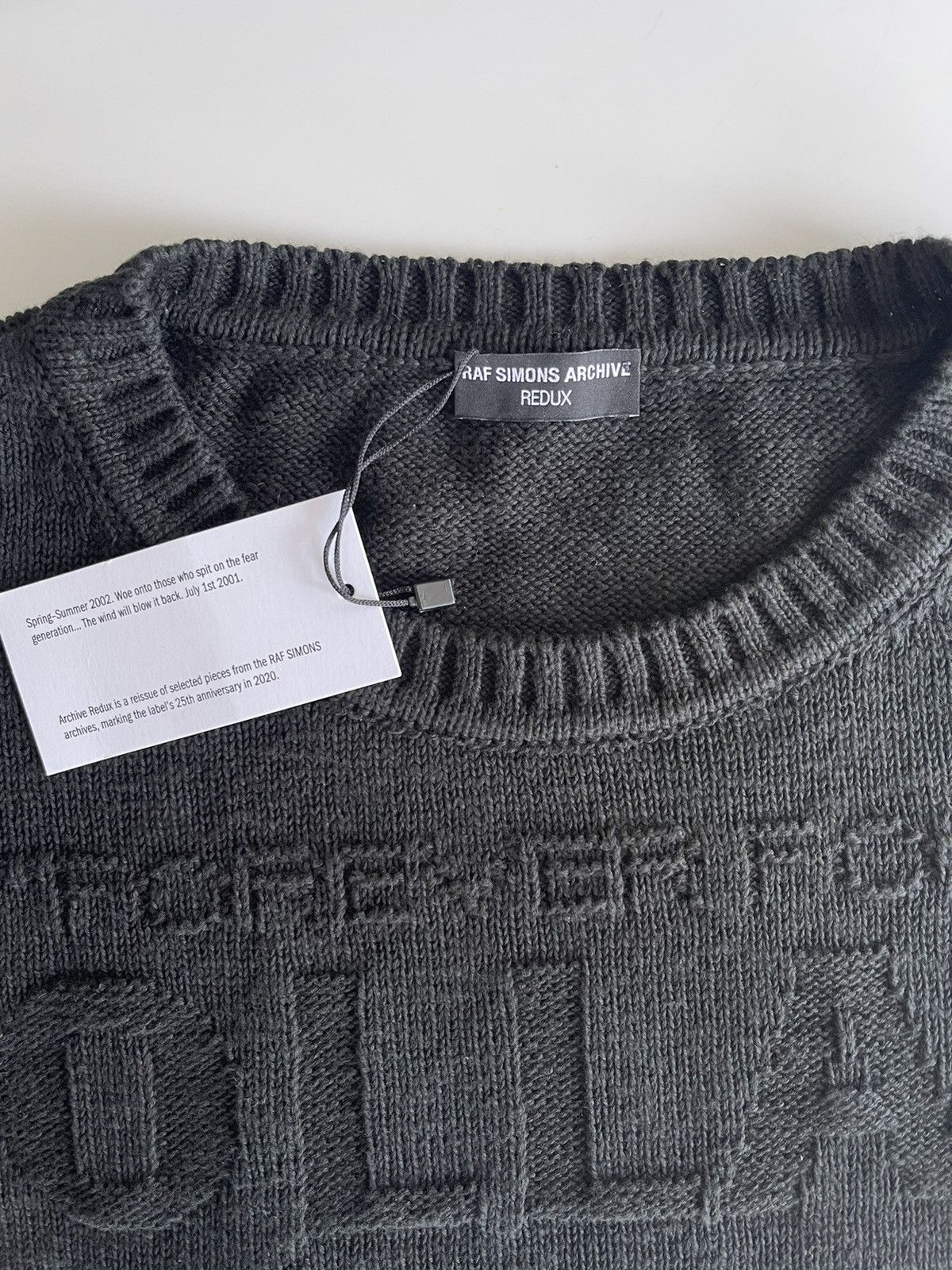 Raf Simons Peter De Potter Edition 'Kollaps' Patches Sweater Size US S / EU 44-46 / 1 - 5 Thumbnail