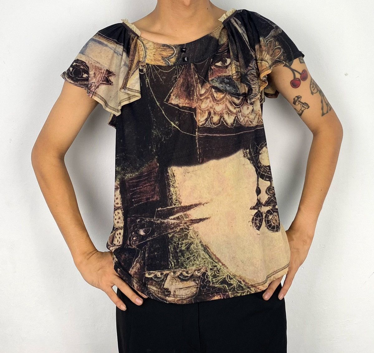 Jean Paul Gaultier × Vintage Castle art like jean paul gaultier style Size M / US 6-8 / IT 42-44 - 4 Thumbnail