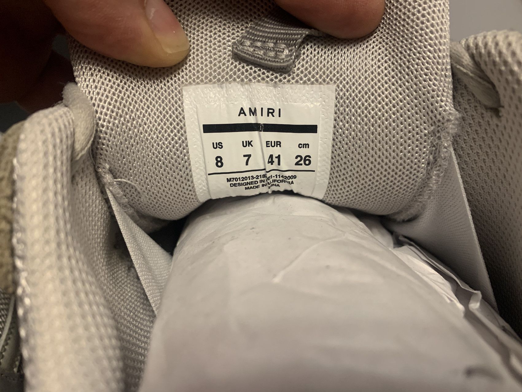 Amiri FW'20 Sneaker Bone Runner Size US 8 / EU 41 - 6 Thumbnail