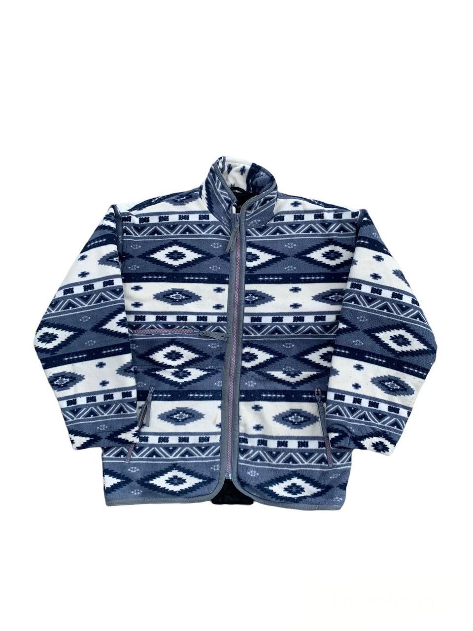 Mizuno Mizuno Navajo Fleece Vintage Jacket Quilted Lined Zip Up Size US M / EU 48-50 / 2 - 1 Thumbnail