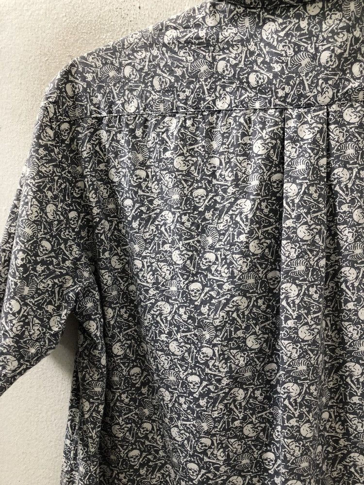 Stussy 👉🔥 Stussy Made in Usa All Printed Skeletons Button Shirt Size US M / EU 48-50 / 2 - 9 Thumbnail