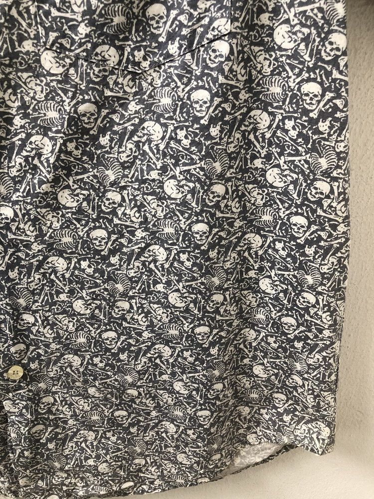Stussy 👉🔥 Stussy Made in Usa All Printed Skeletons Button Shirt Size US M / EU 48-50 / 2 - 4 Thumbnail