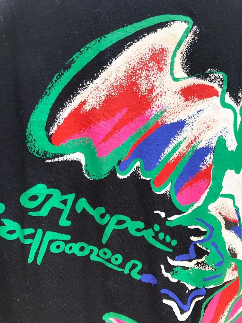 Kansai Yamamoto × Vintage 80s Kansai Yamamoto Kansai International Abstract Art Black Size US M / EU 48-50 / 2 - 5 Thumbnail