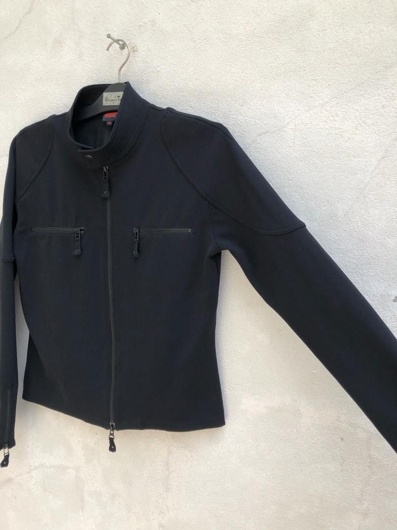Jean Paul Gaultier × Vintage Vintage JPG Made in Japan Black Nylon Rider Jacket Size US M / EU 48-50 / 2 - 6 Thumbnail