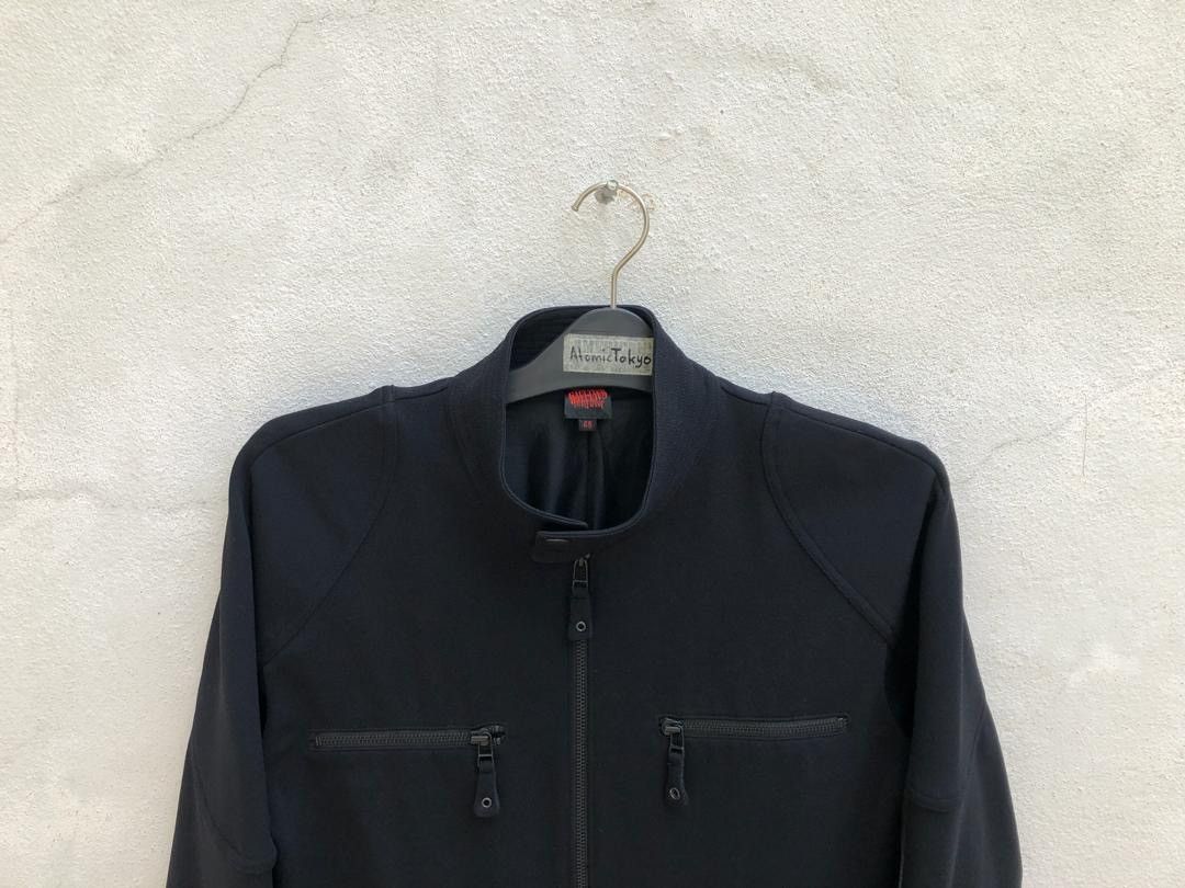 Jean Paul Gaultier × Vintage Vintage JPG Made in Japan Black Nylon Rider Jacket Size US M / EU 48-50 / 2 - 2 Thumbnail