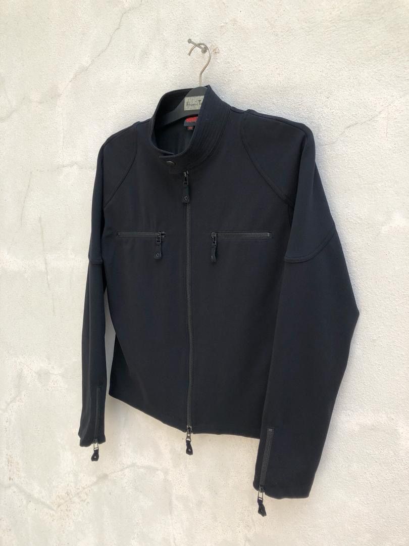 Jean Paul Gaultier × Vintage Vintage JPG Made in Japan Black Nylon Rider Jacket Size US M / EU 48-50 / 2 - 3 Thumbnail