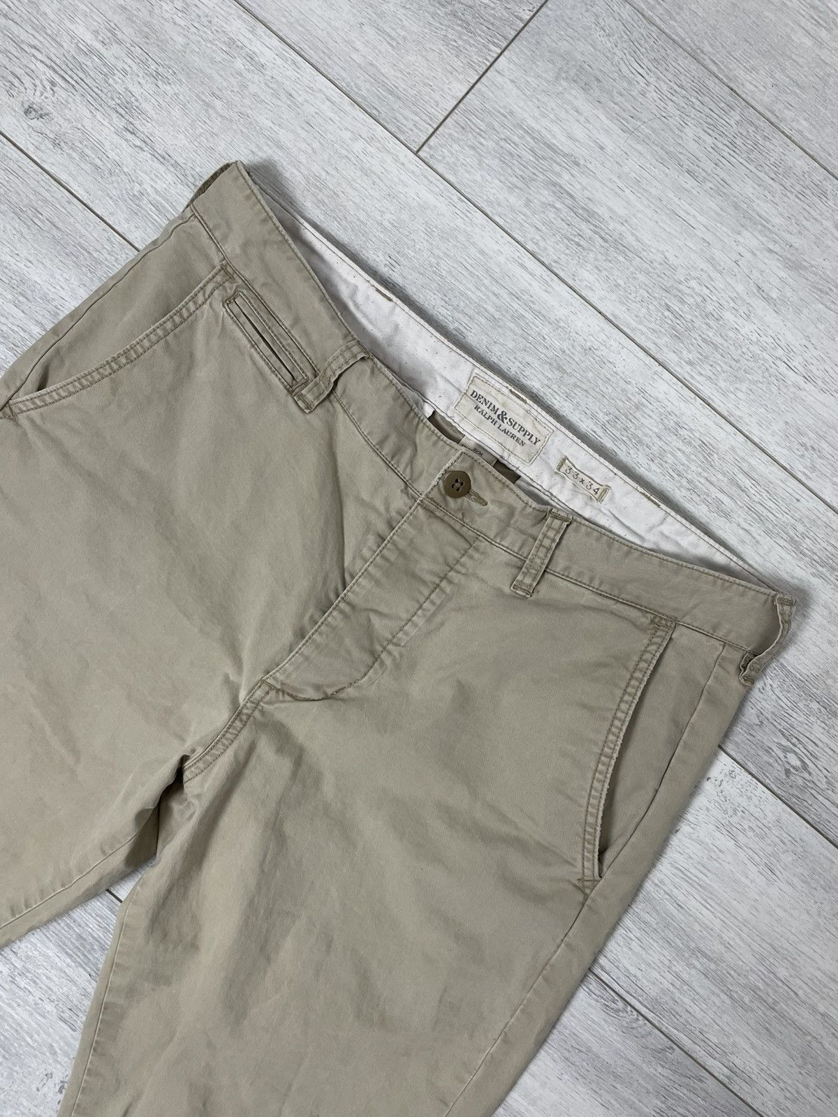 Denim & Supply Ralph Lauren × Polo Ralph Lauren Denim Supply Ralph Lauren vintage chino casual pants Size US 34 / EU 50 - 9 Thumbnail