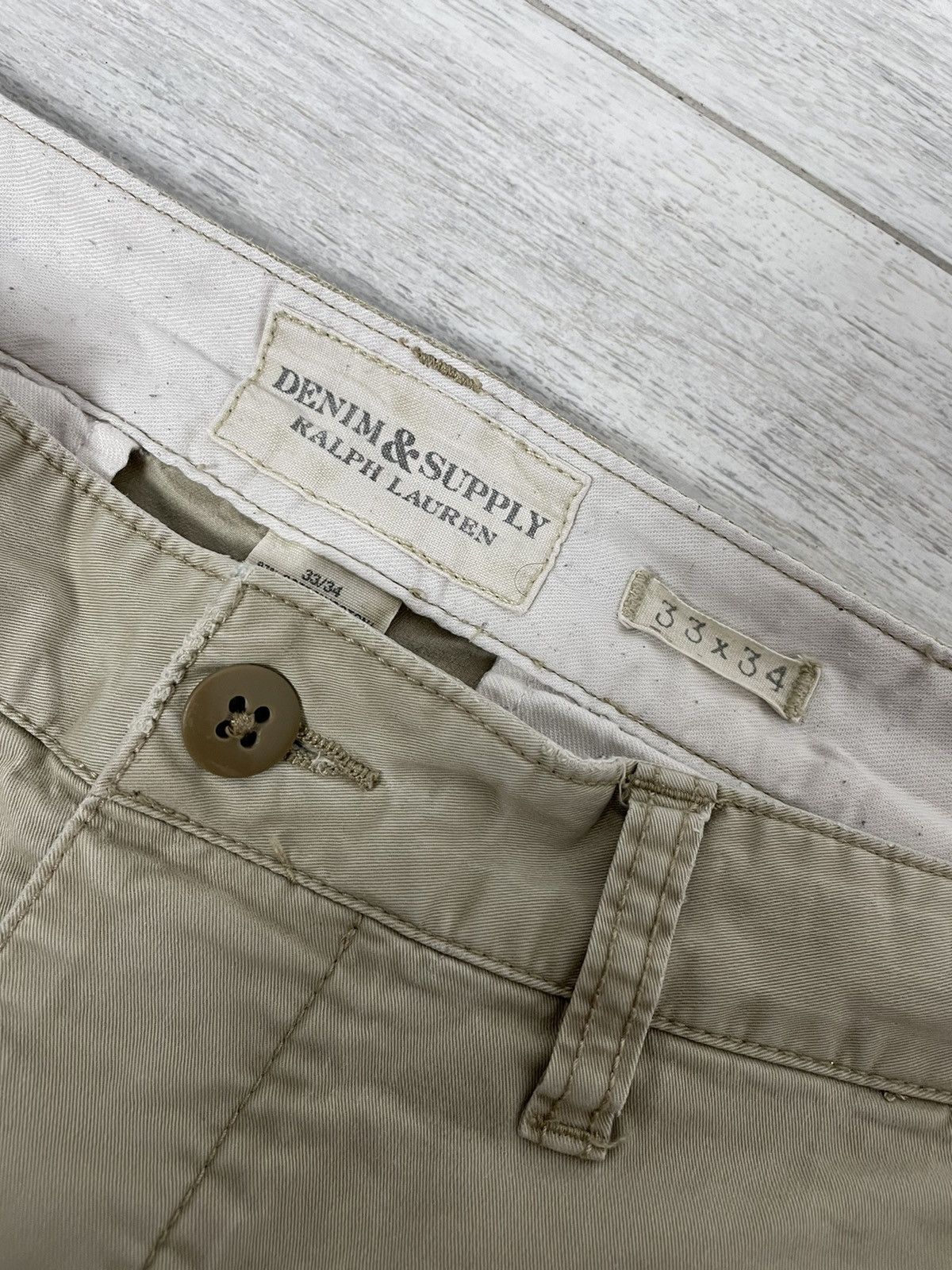 Denim & Supply Ralph Lauren × Polo Ralph Lauren Denim Supply Ralph Lauren vintage chino casual pants Size US 34 / EU 50 - 10 Thumbnail