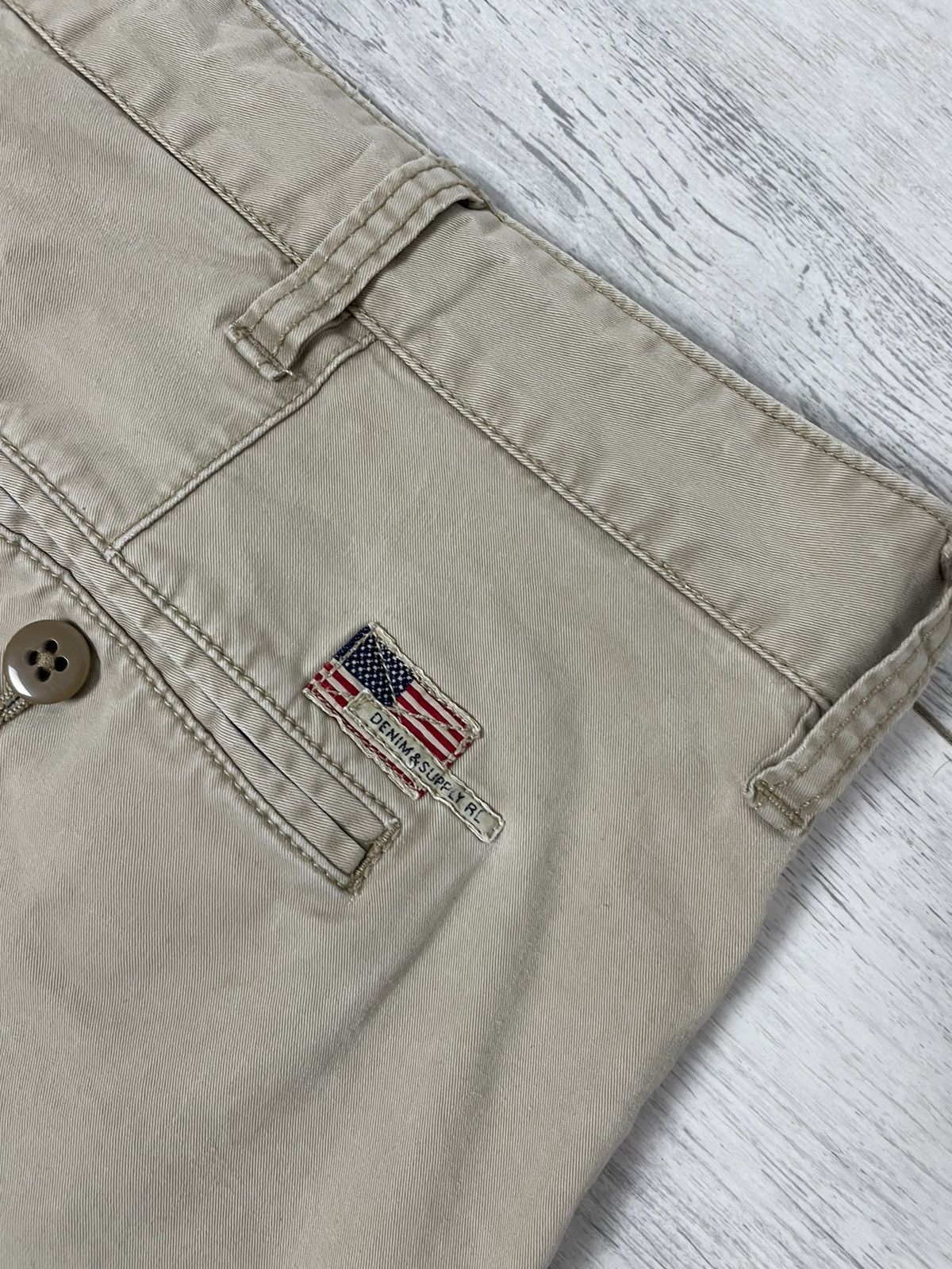 Denim & Supply Ralph Lauren × Polo Ralph Lauren Denim Supply Ralph Lauren vintage chino casual pants Size US 34 / EU 50 - 17 Thumbnail