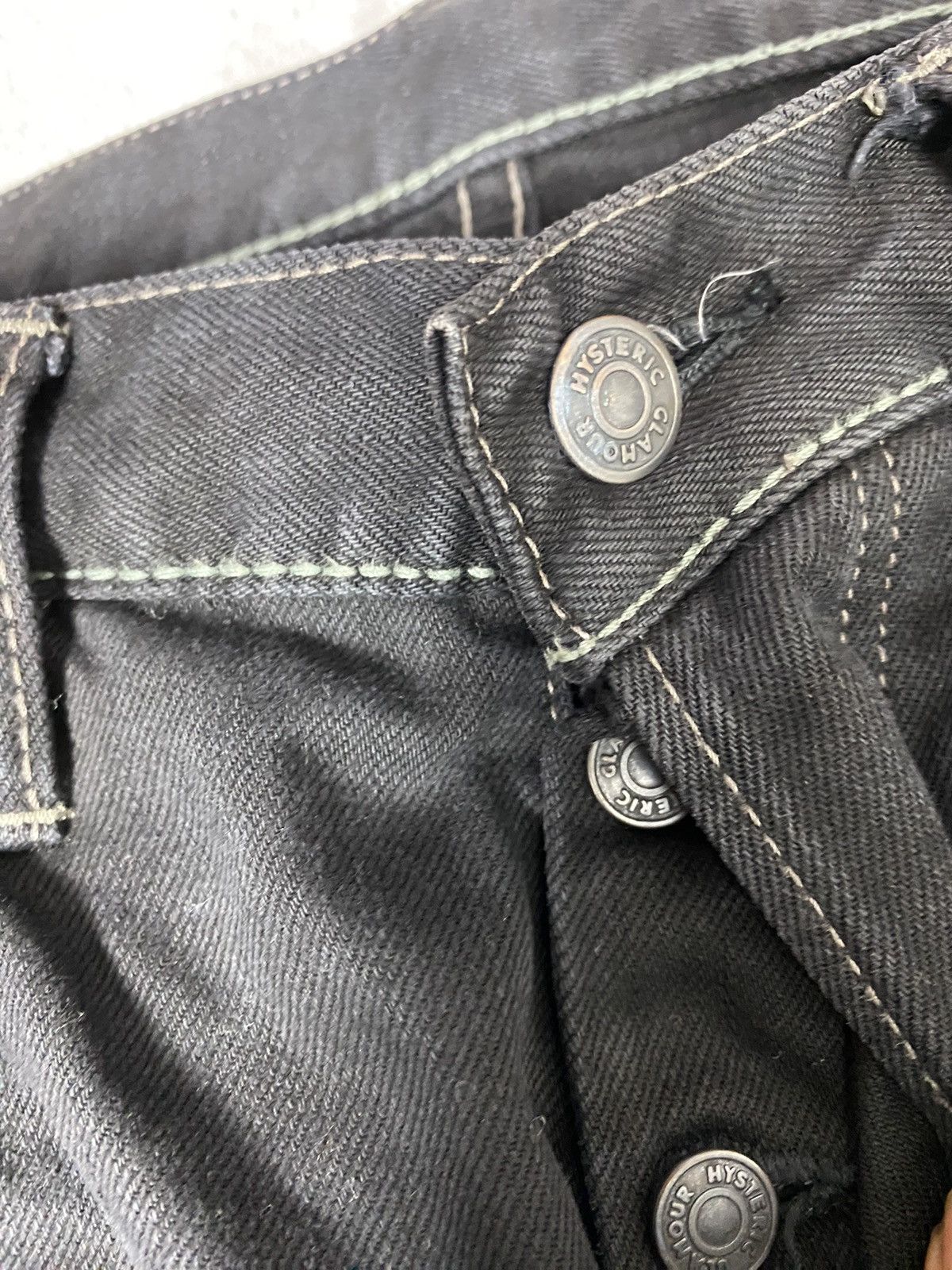 Hysteric Glamour Hysteric Glamour Superblack Jeans. S0324 Size US 32 / EU 48 - 4 Thumbnail