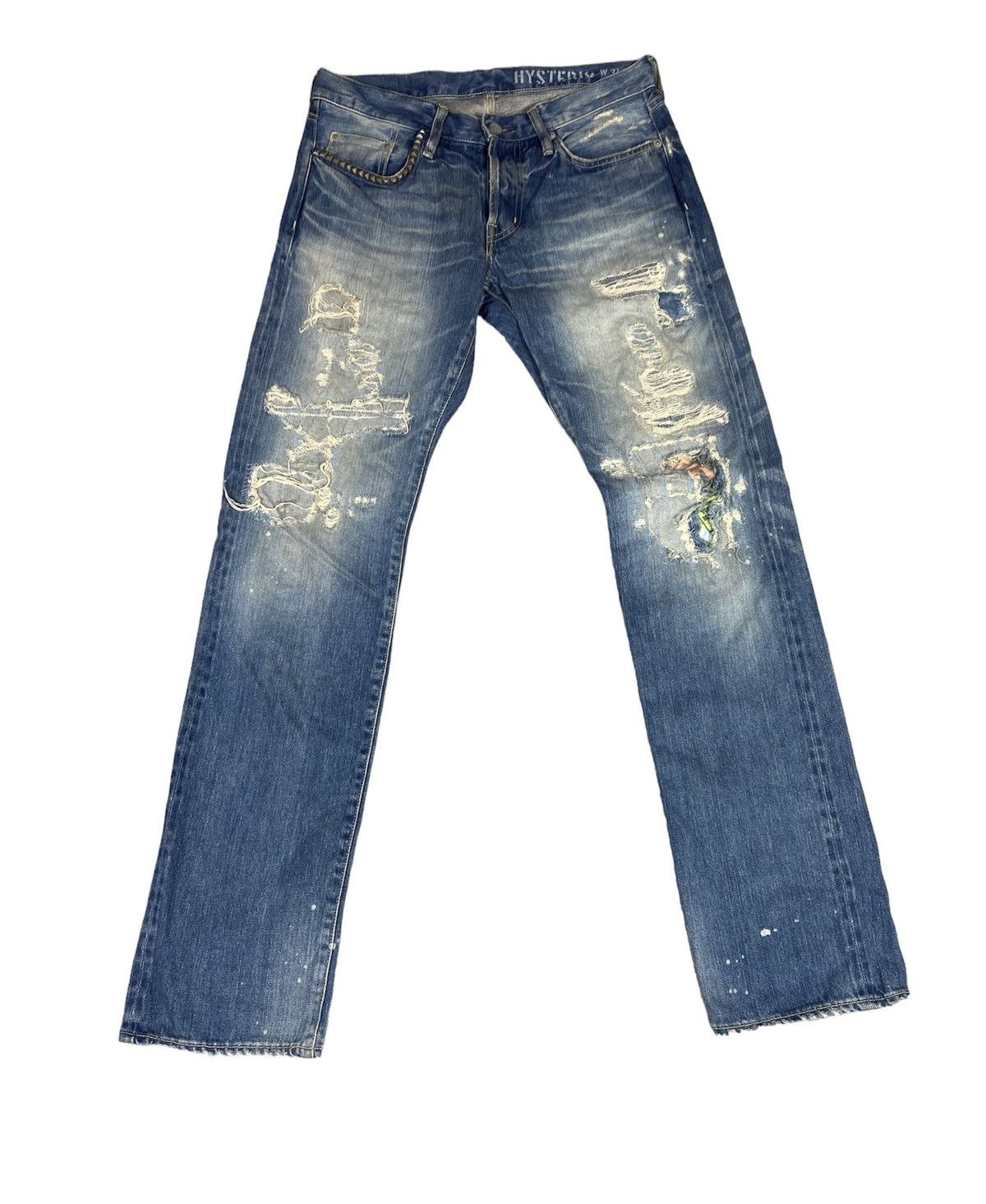 Hysteric Glamour Hysteric Glamour Distressed Denim Jeans. S0244 Size US 32 / EU 48 - 1 Thumbnail