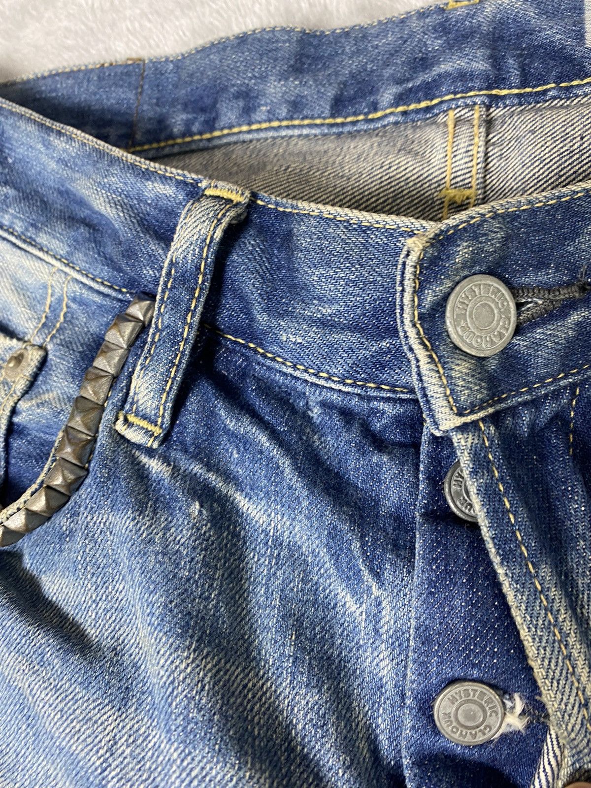 Hysteric Glamour Hysteric Glamour Distressed Denim Jeans. S0244 Size US 32 / EU 48 - 6 Thumbnail