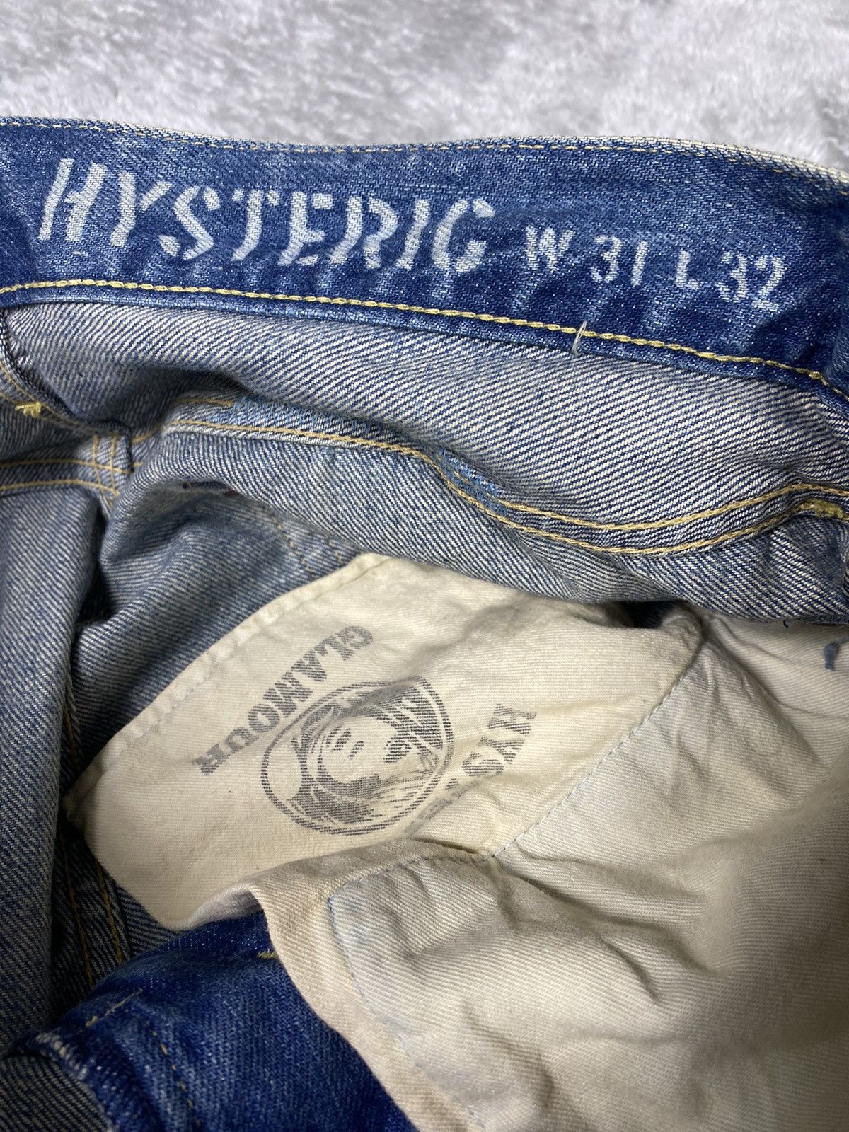 Hysteric Glamour Hysteric Glamour Distressed Denim Jeans. S0244 Size US 32 / EU 48 - 8 Thumbnail