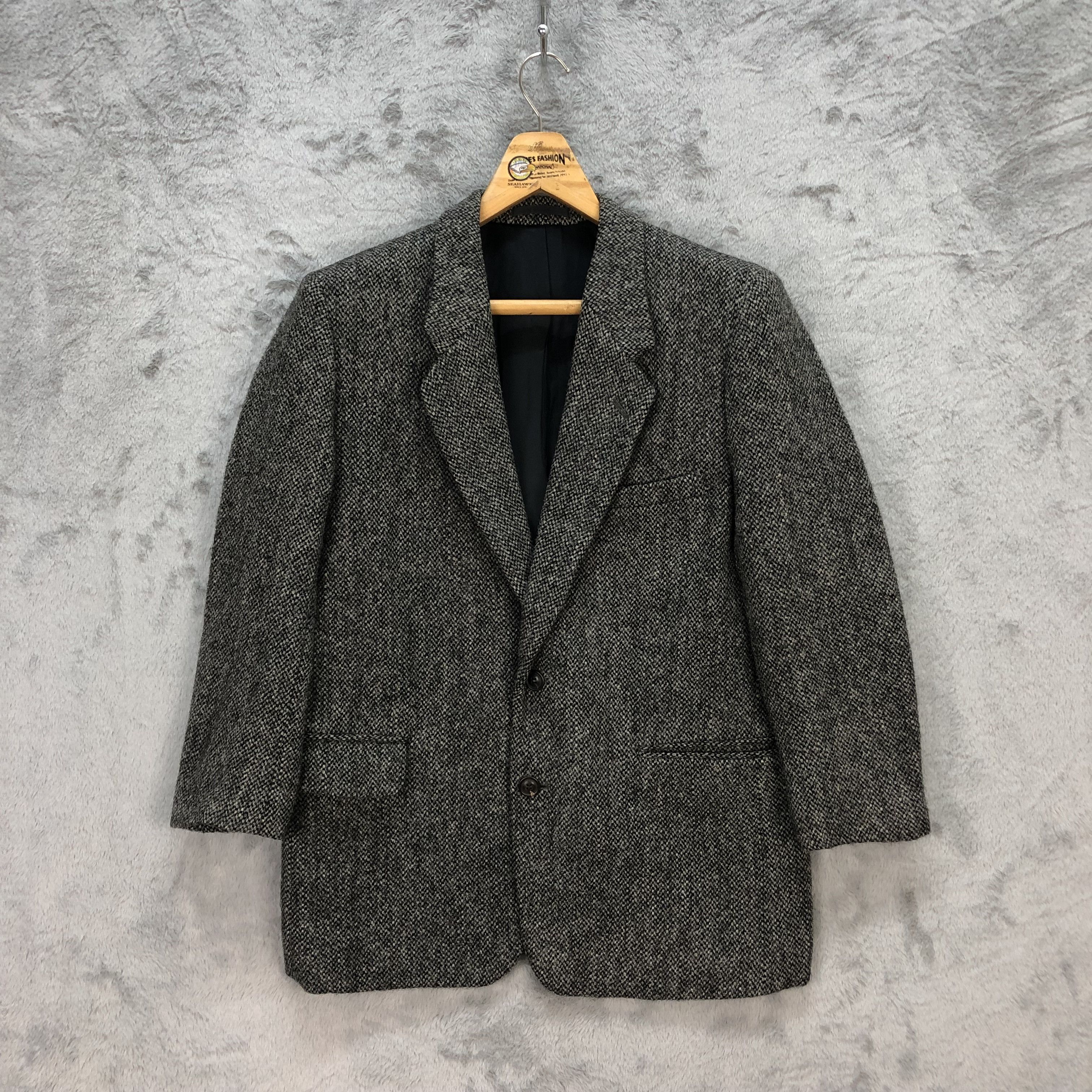 Harris Tweed Peyton Place X Harris Tweed Hand Woven Wool Blazer #5944-215 Size 42R - 1 Thumbnail