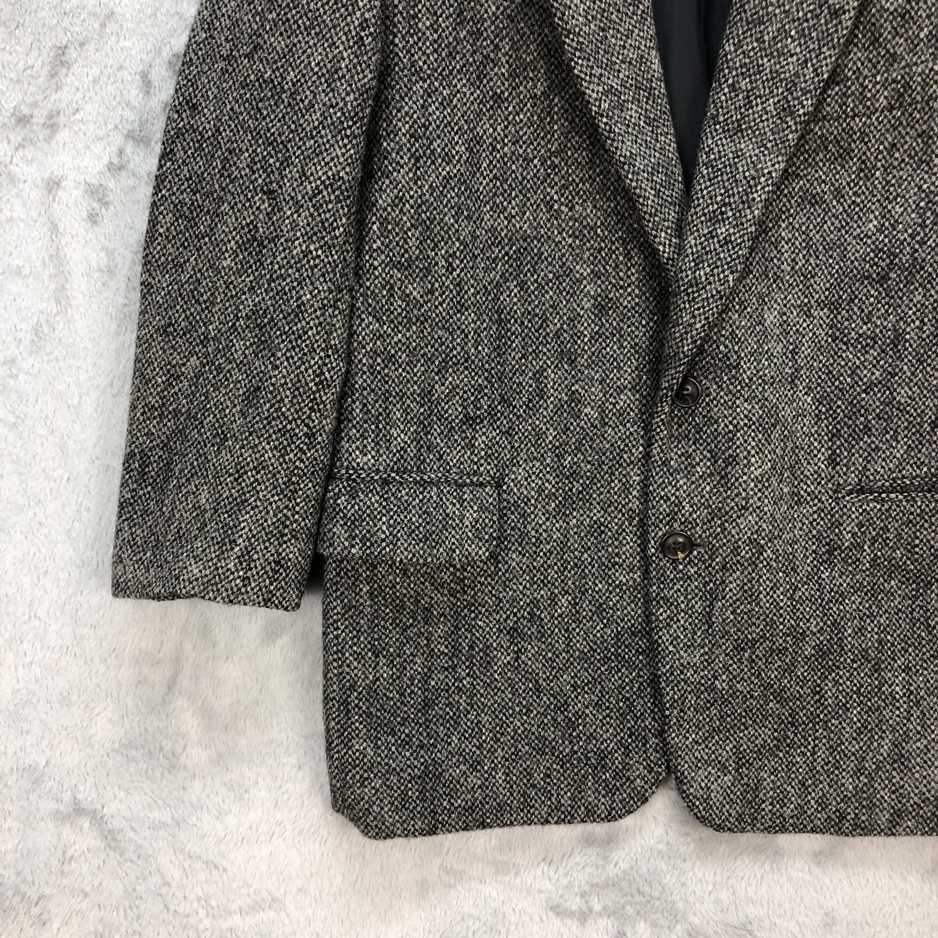 Harris Tweed Peyton Place X Harris Tweed Hand Woven Wool Blazer #5944-215 Size 42R - 4 Thumbnail