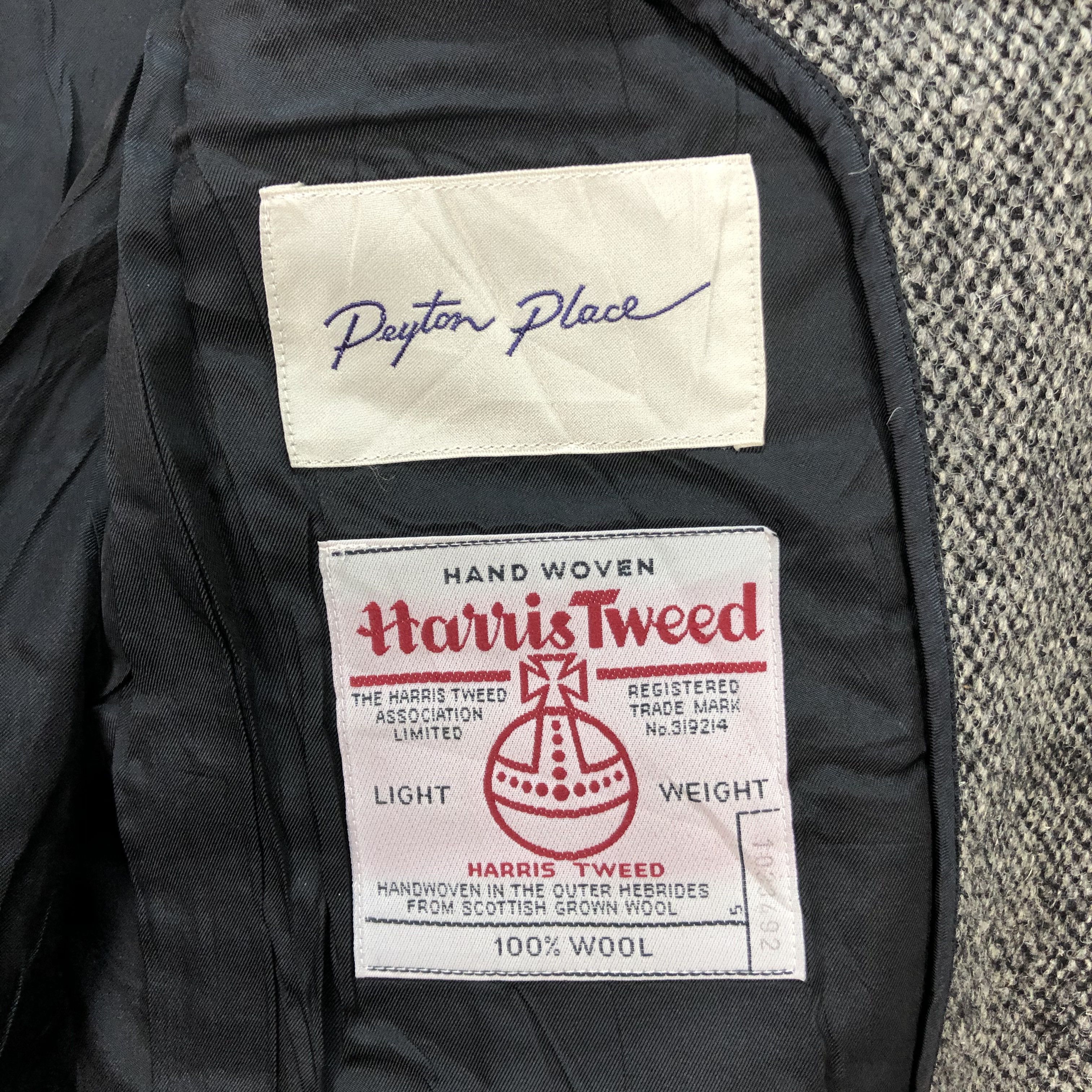 Harris Tweed Peyton Place X Harris Tweed Hand Woven Wool Blazer #5944-215 Size 42R - 7 Thumbnail