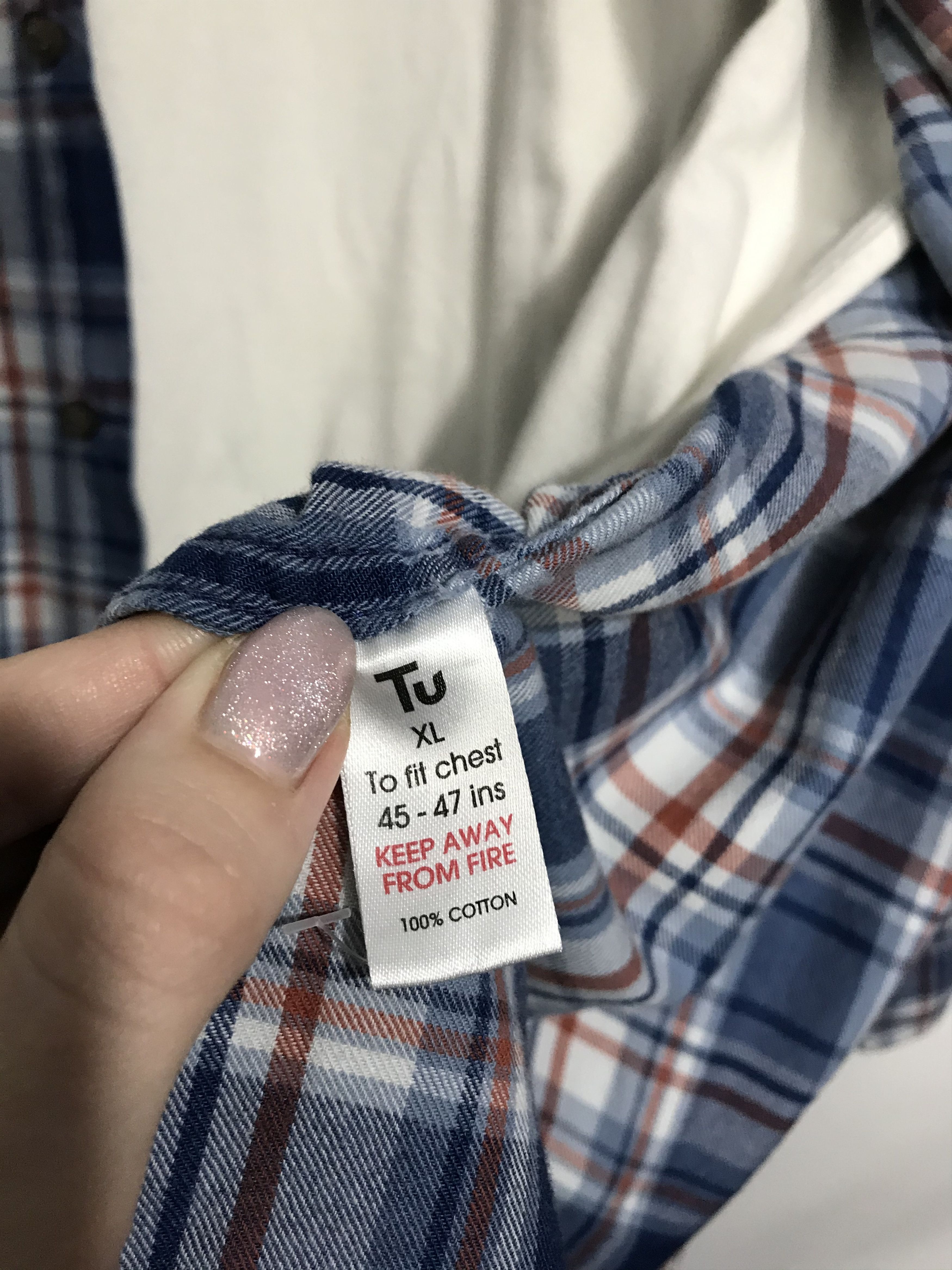 Flannel Vintage Flannel Shirt Travis style Size US XL / EU 56 / 4 - 4 Thumbnail