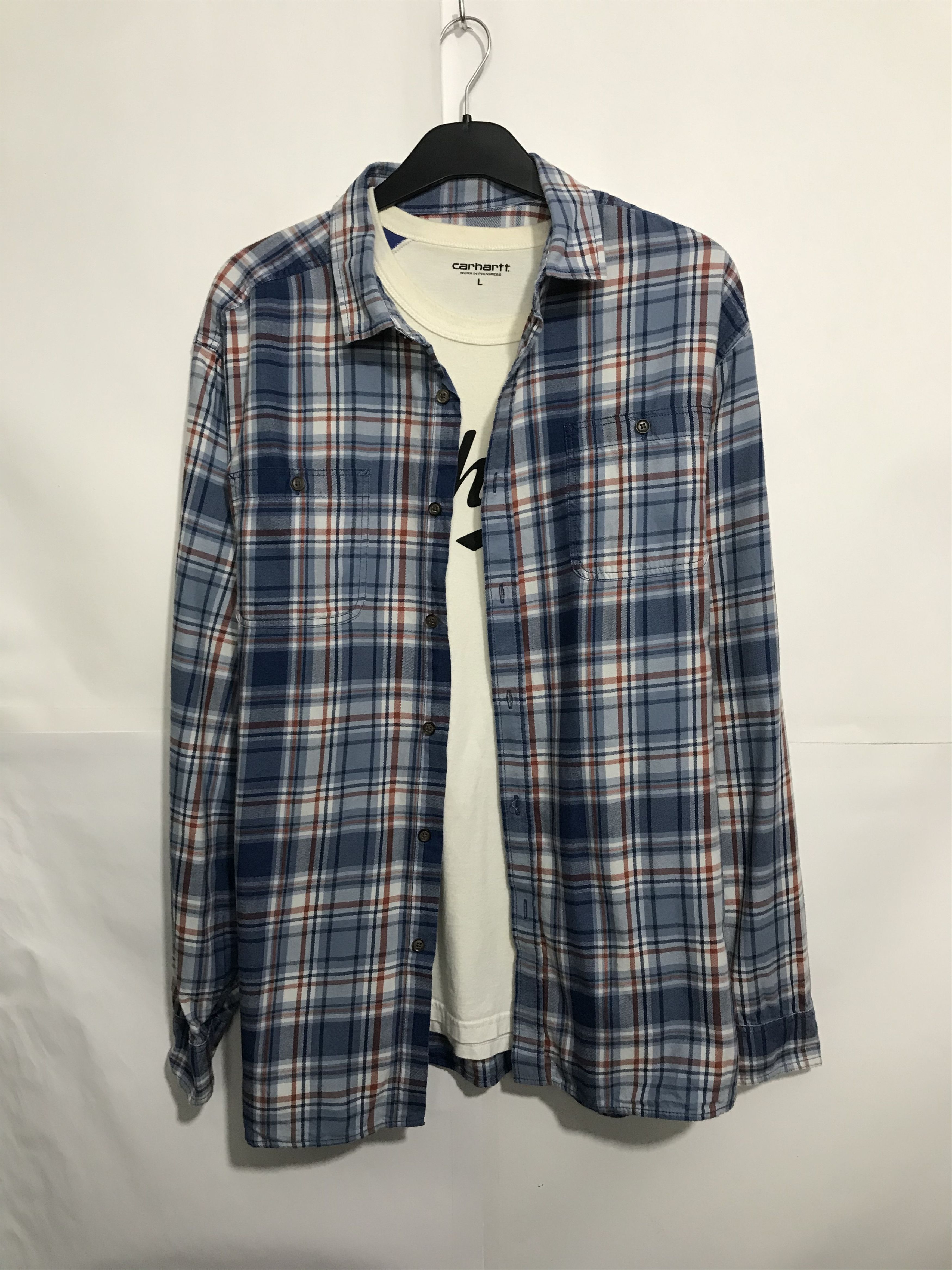 Flannel Vintage Flannel Shirt Travis style Size US XL / EU 56 / 4 - 1 Thumbnail