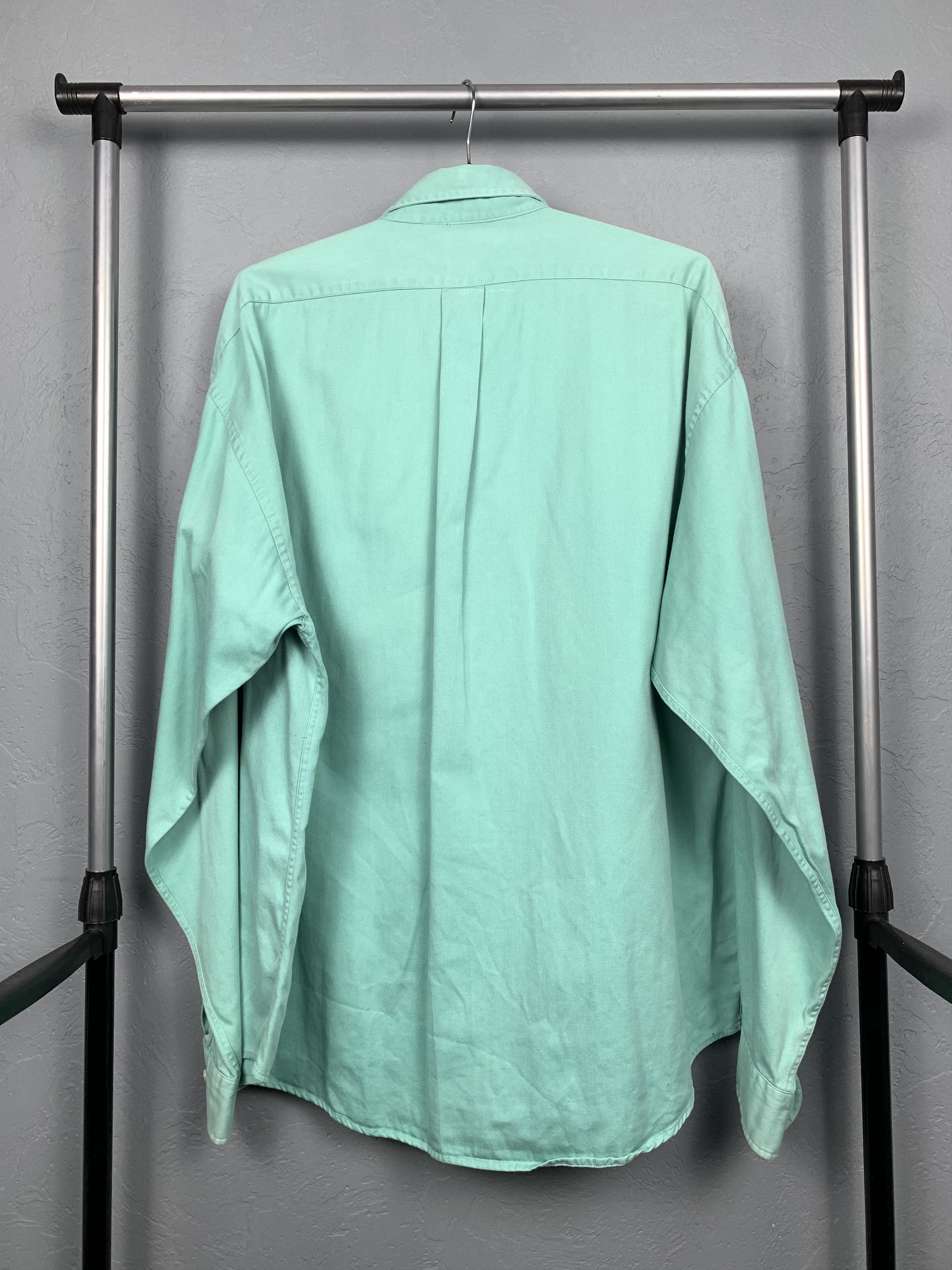 Yves Saint Laurent Yves Saint Laurent YSL Vintage Mens Heavy Cotton Shirt Size US XL / EU 56 / 4 - 5 Thumbnail