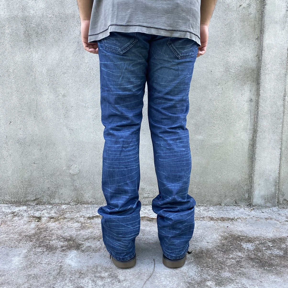 Japanese Brand 💸BINDINGOFFER💸Lad musician scratch white line denim Size US 32 / EU 48 - 10 Thumbnail