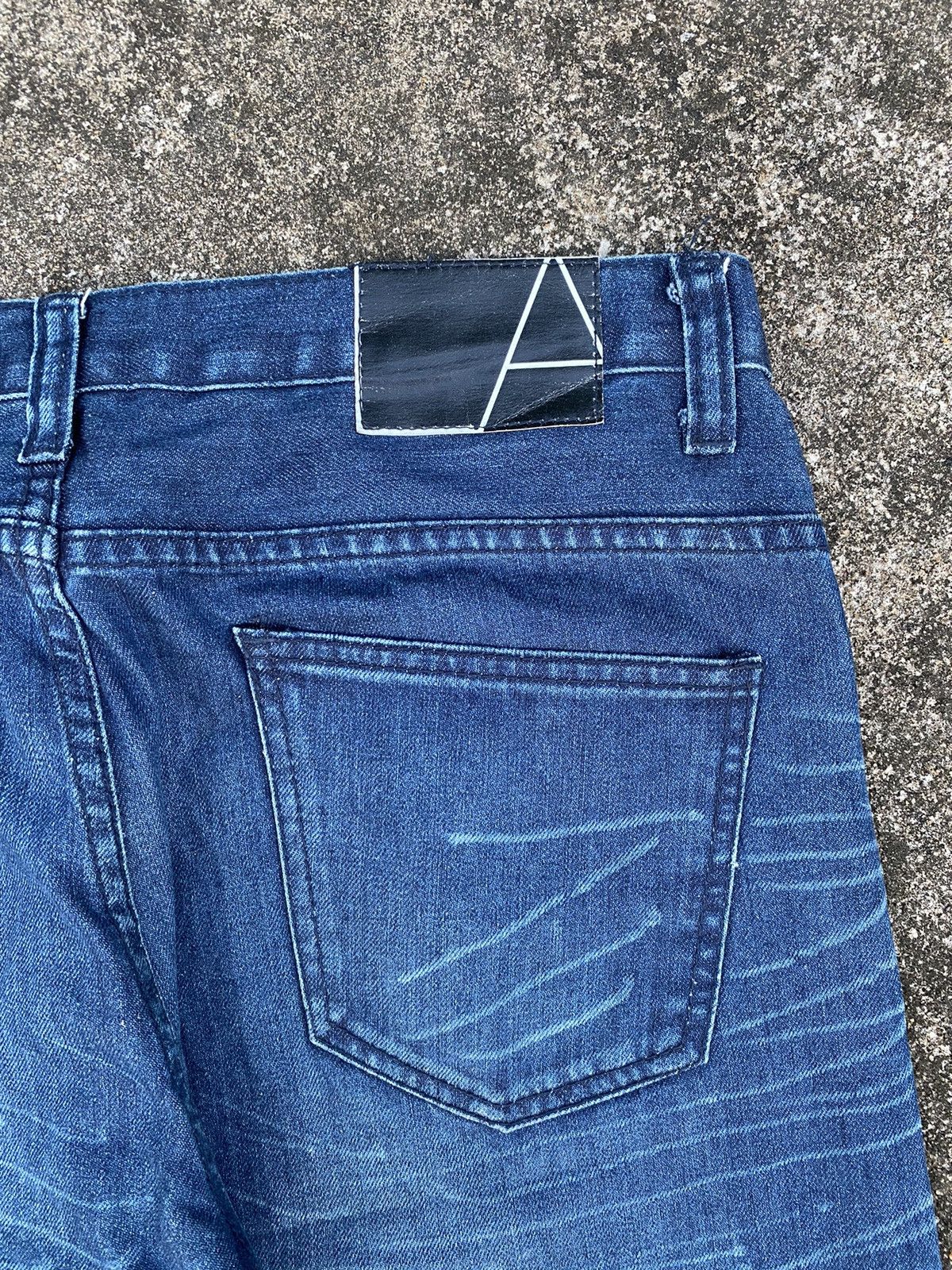 Japanese Brand 💸BINDINGOFFER💸Lad musician scratch white line denim Size US 32 / EU 48 - 6 Thumbnail