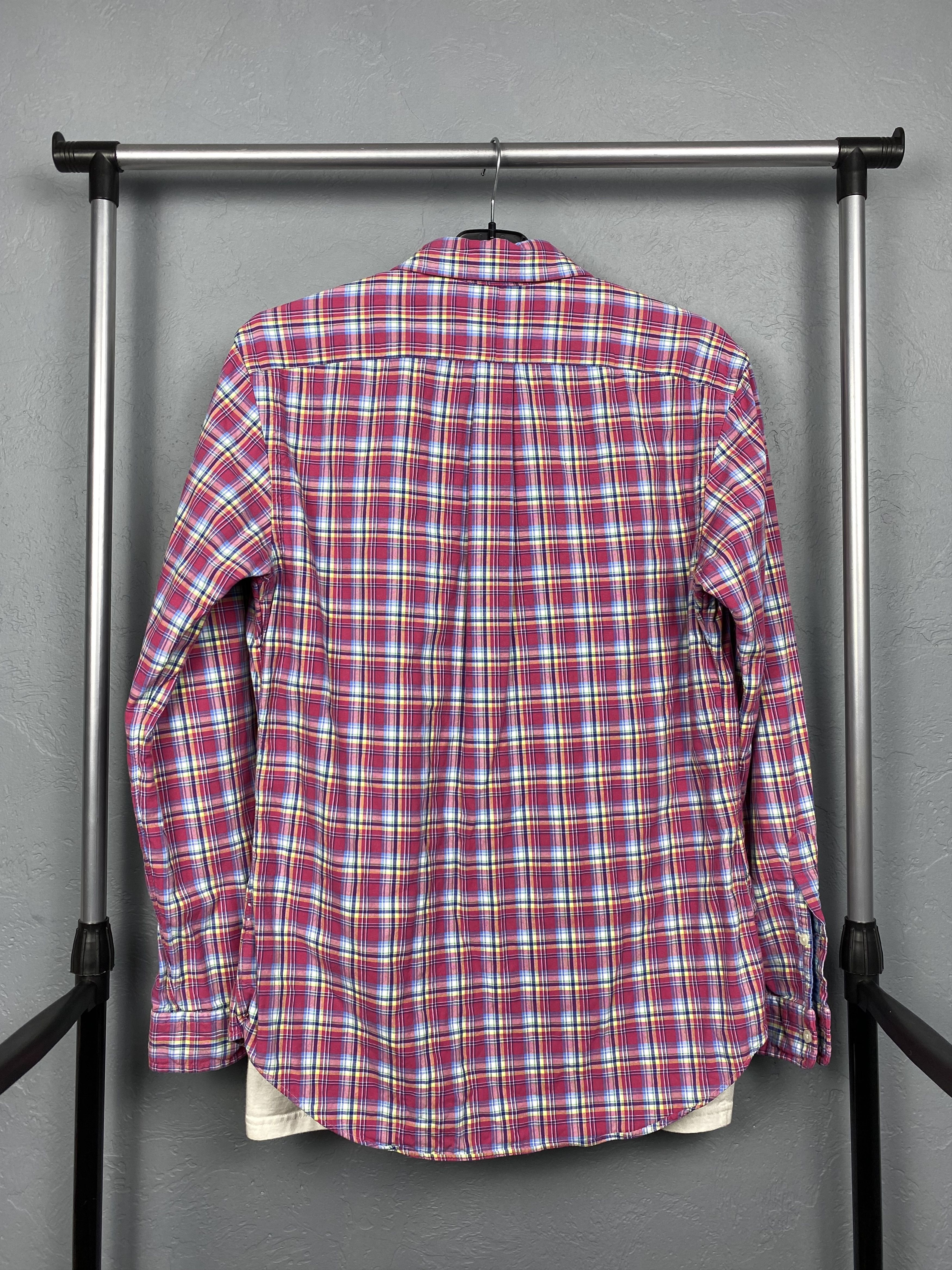 Polo Ralph Lauren Polo Ralph Lauren Vintage Mens Long Sleeve Plaid Shirt Size US M / EU 48-50 / 2 - 5 Thumbnail