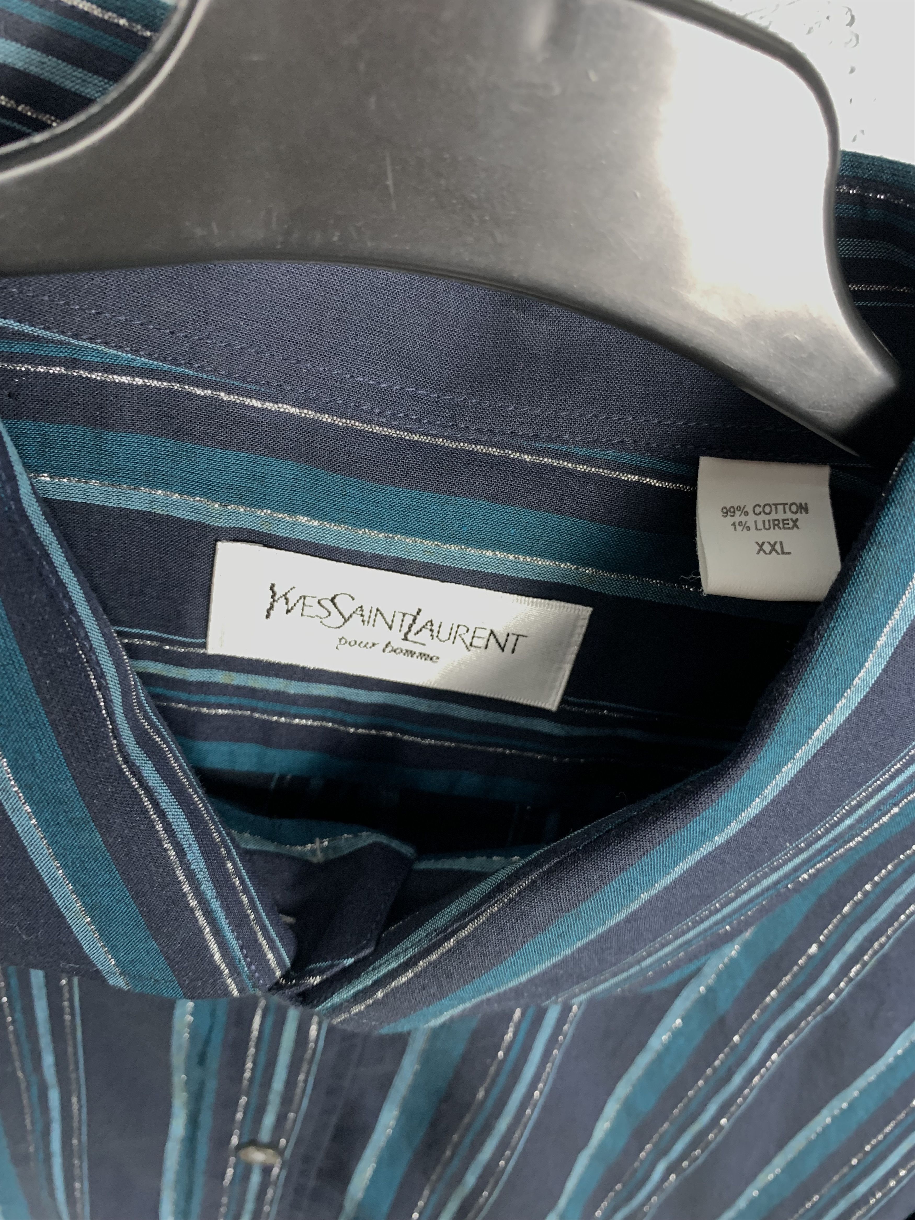 Yves Saint Laurent Yves Saint Laurent YSL mens long sleeve shirt Size US XL / EU 56 / 4 - 3 Thumbnail