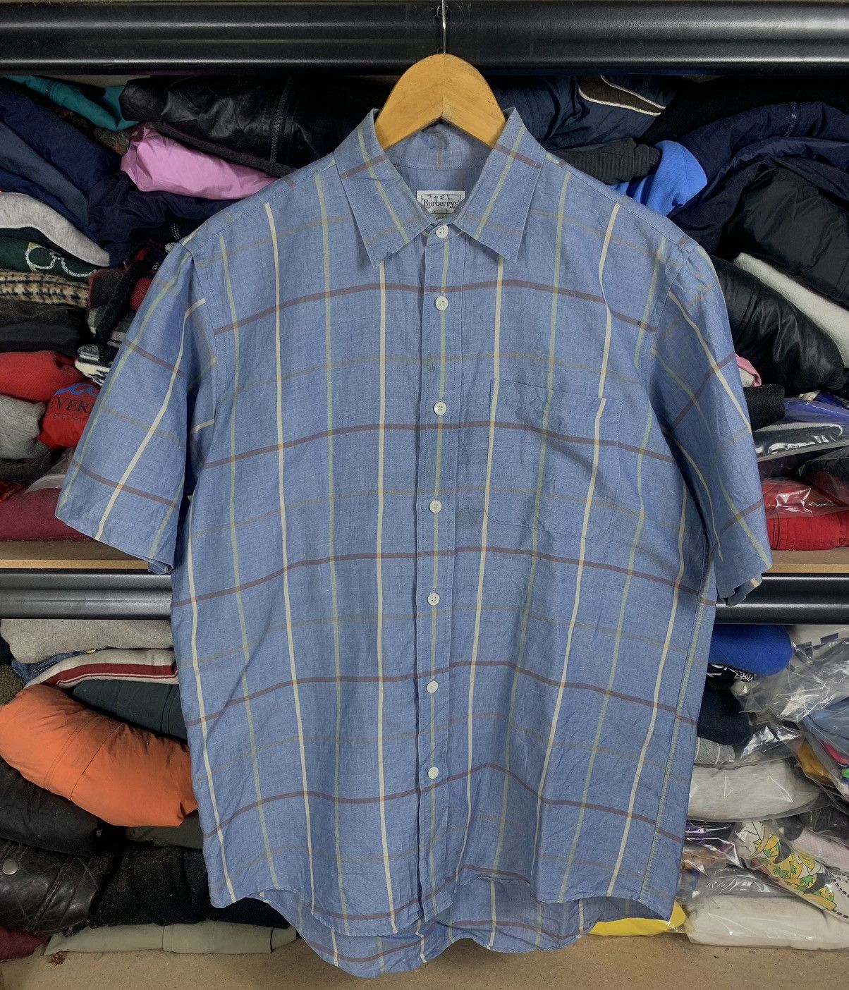 Burberry Vintage Burberrys Flannel Shirt Size US M / EU 48-50 / 2 - 1 Thumbnail