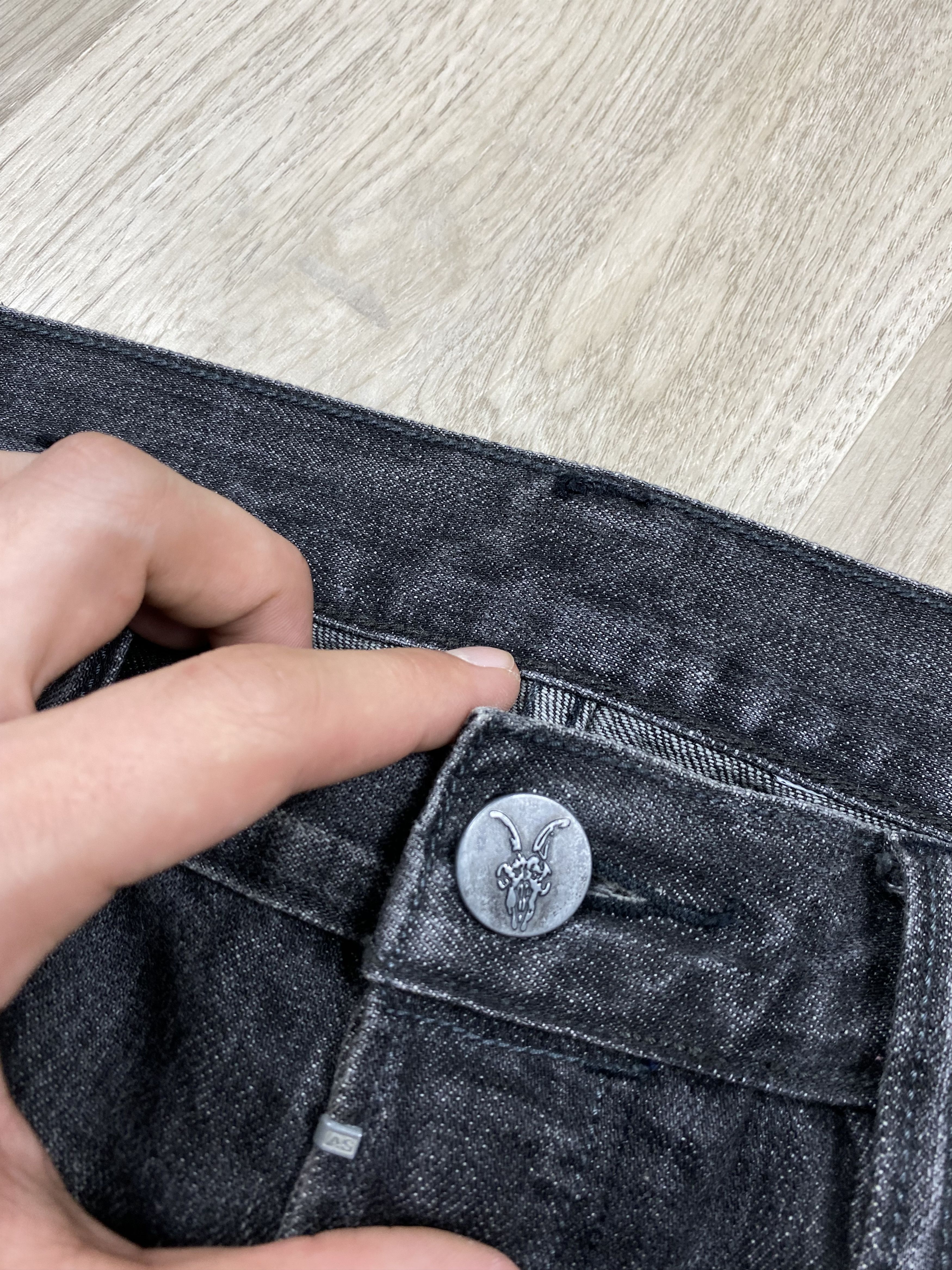 Allsaints Allsaints Grey Denim Pants Jeans Slim Fit Size US 34 / EU 50 - 8 Thumbnail