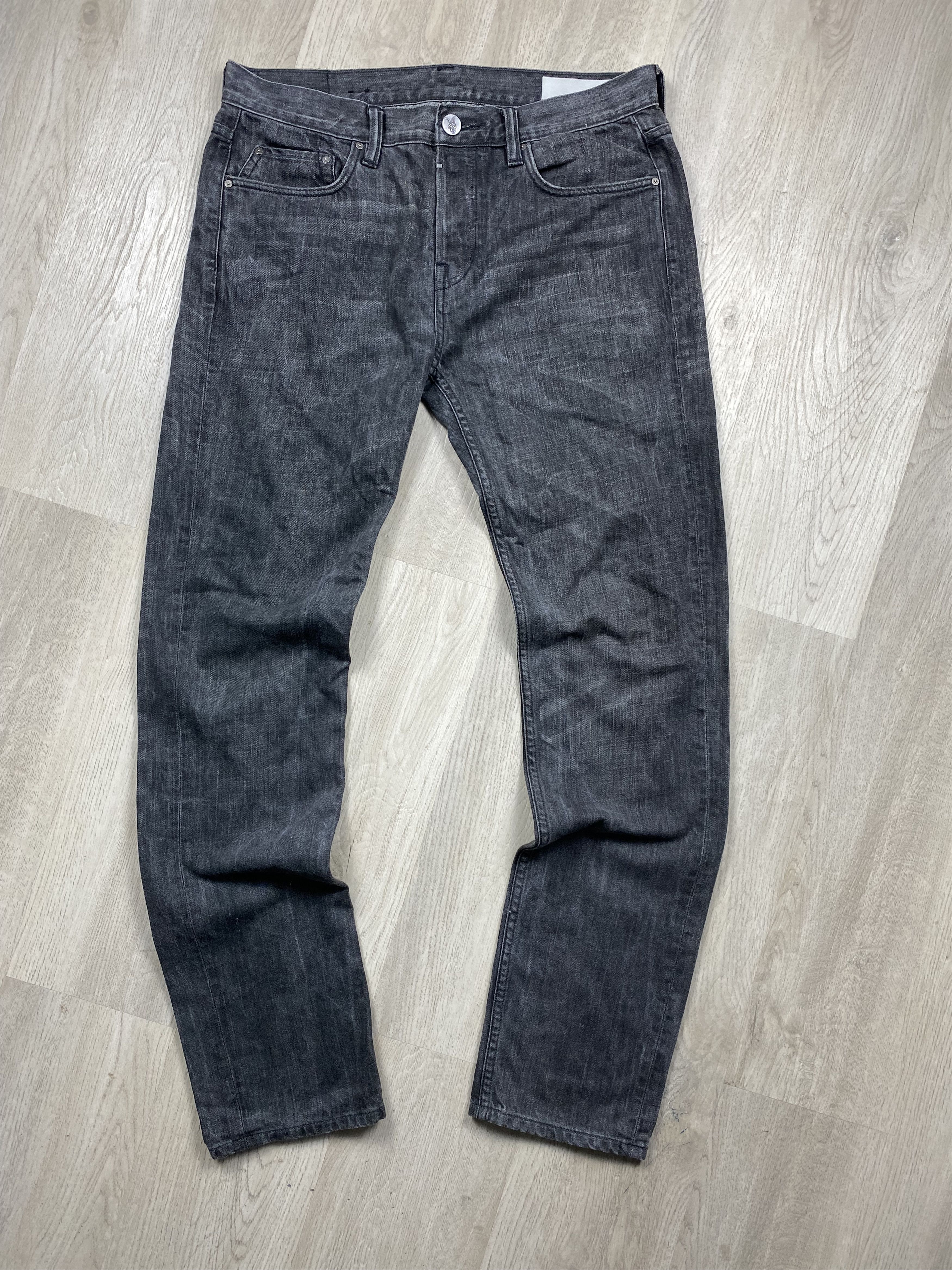 Allsaints Allsaints Grey Denim Pants Jeans Slim Fit Size US 34 / EU 50 - 6 Thumbnail