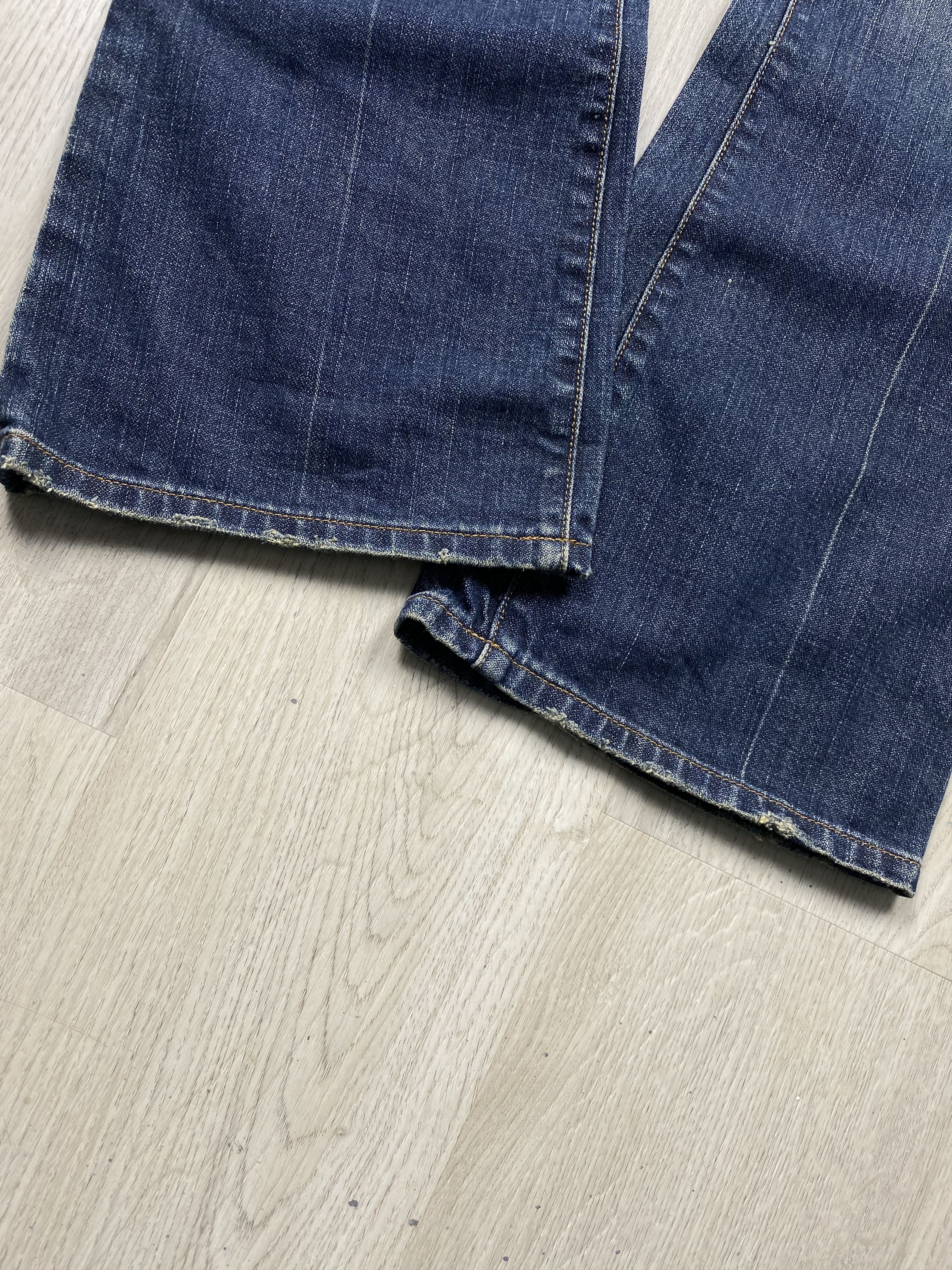 Allsaints Allsaints Vintage Womens Distressed Denim Pants Flared Jeans Size 27" / US 4 / IT 40 - 5 Thumbnail