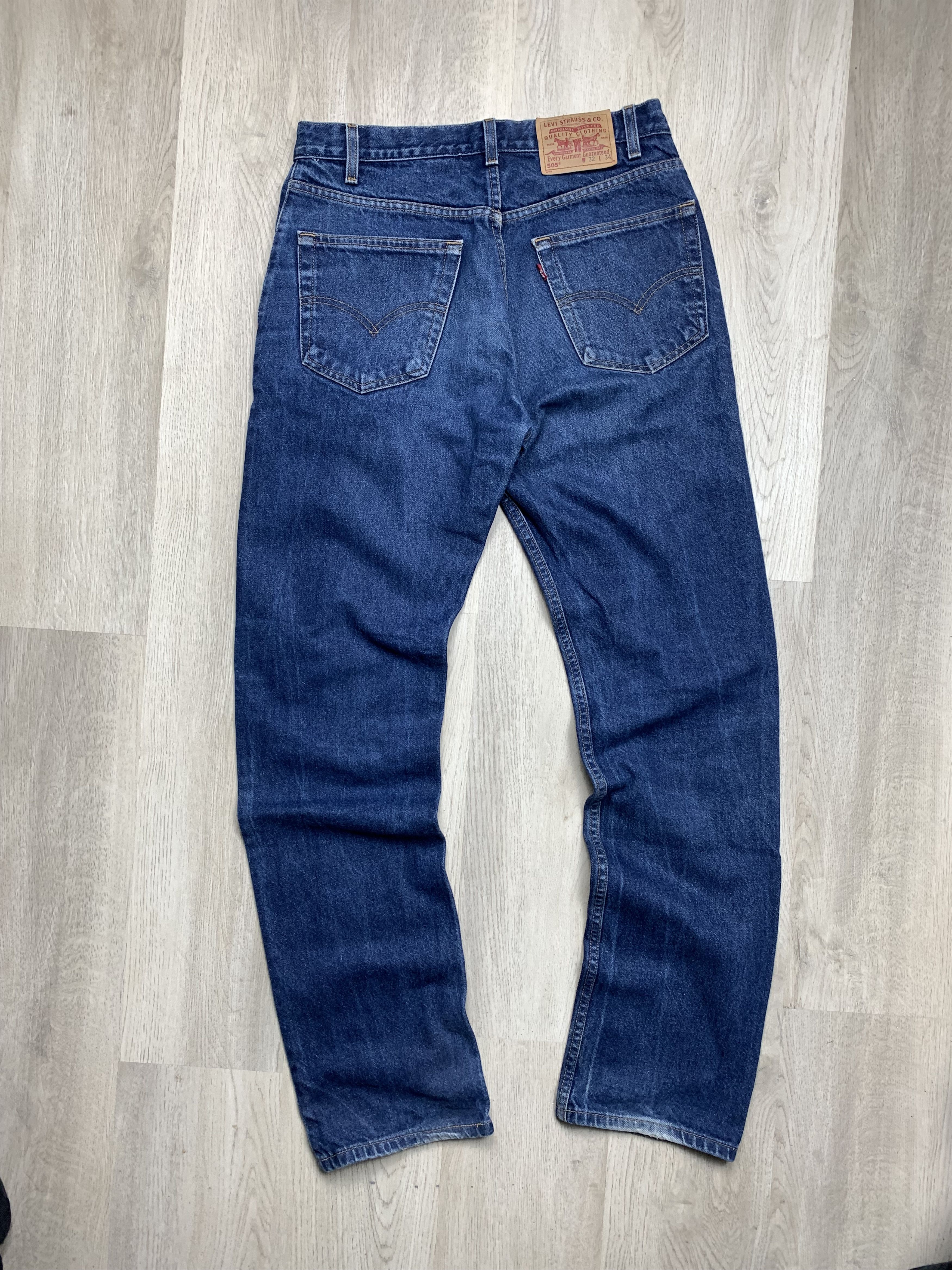 Levi's Levi's 505 90s Vintage Denim Pants Jeans Size US 32 / EU 48 - 1 Thumbnail