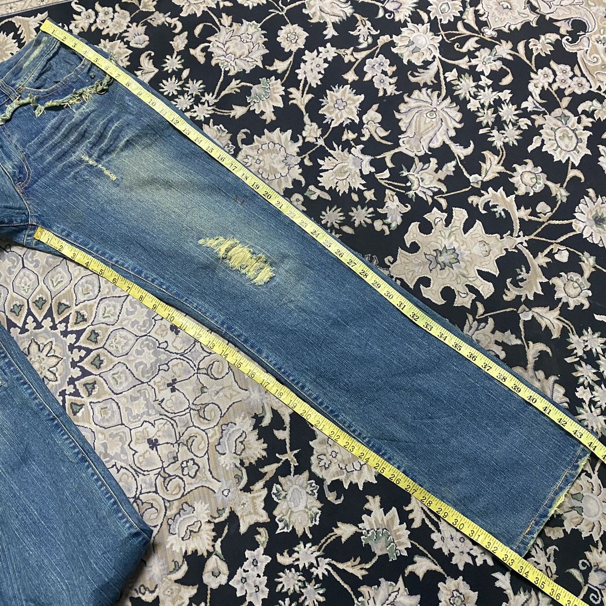 Japanese Brand Japanese Brand Gumu Denim Pierce Studded Ring Jeans Size US 33 - 24 Thumbnail