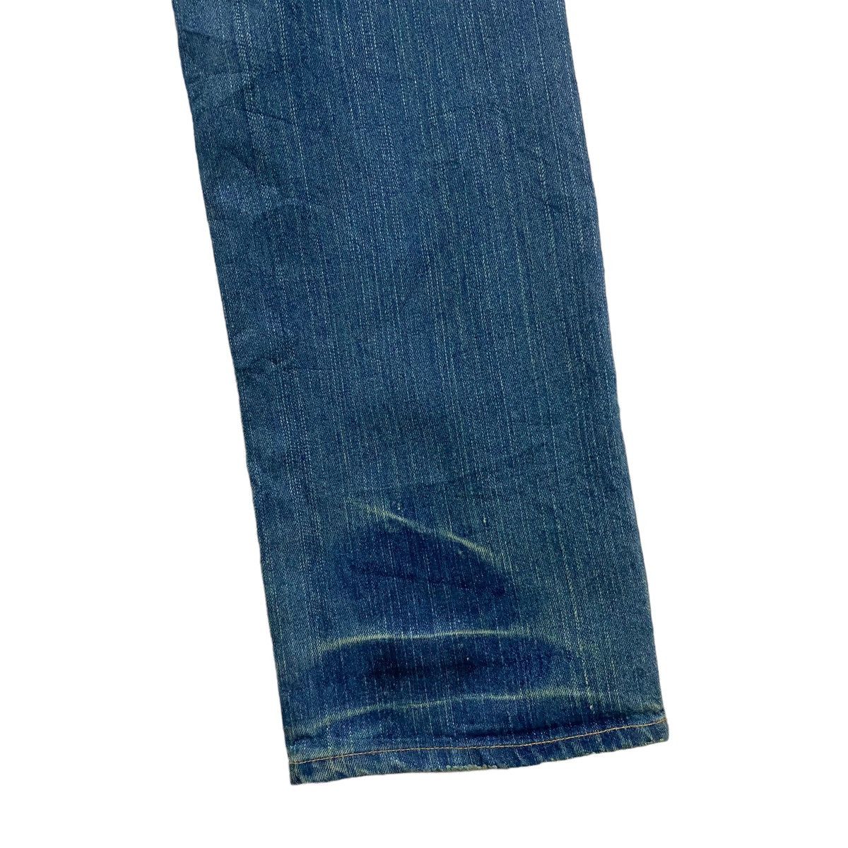 Japanese Brand Japanese Brand Gumu Denim Pierce Studded Ring Jeans Size US 33 - 18 Thumbnail