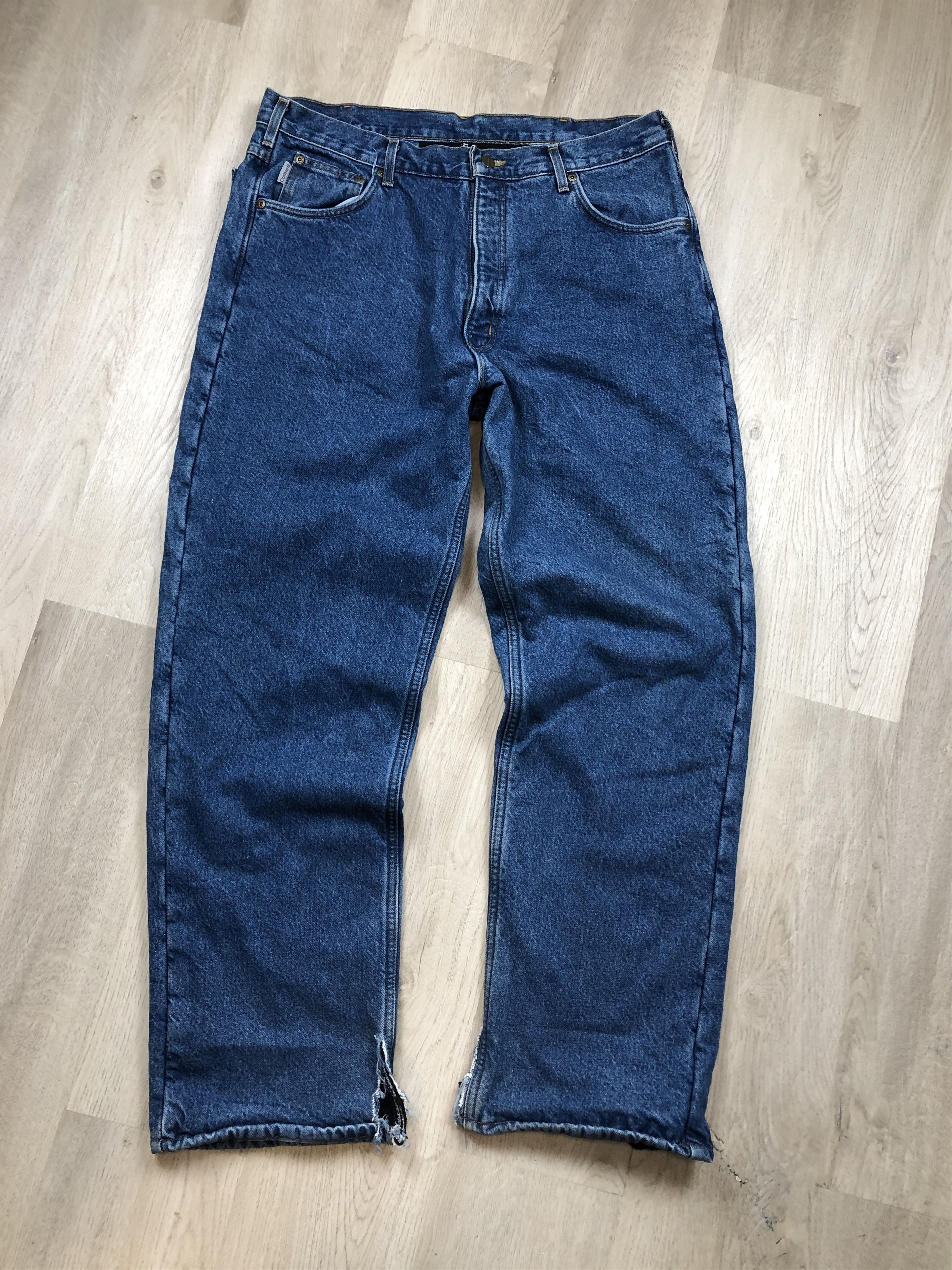 Carhartt Carhartt Vintage Fleece Lined Denim Pants Jeans Size US 38 / EU 54 - 6 Thumbnail