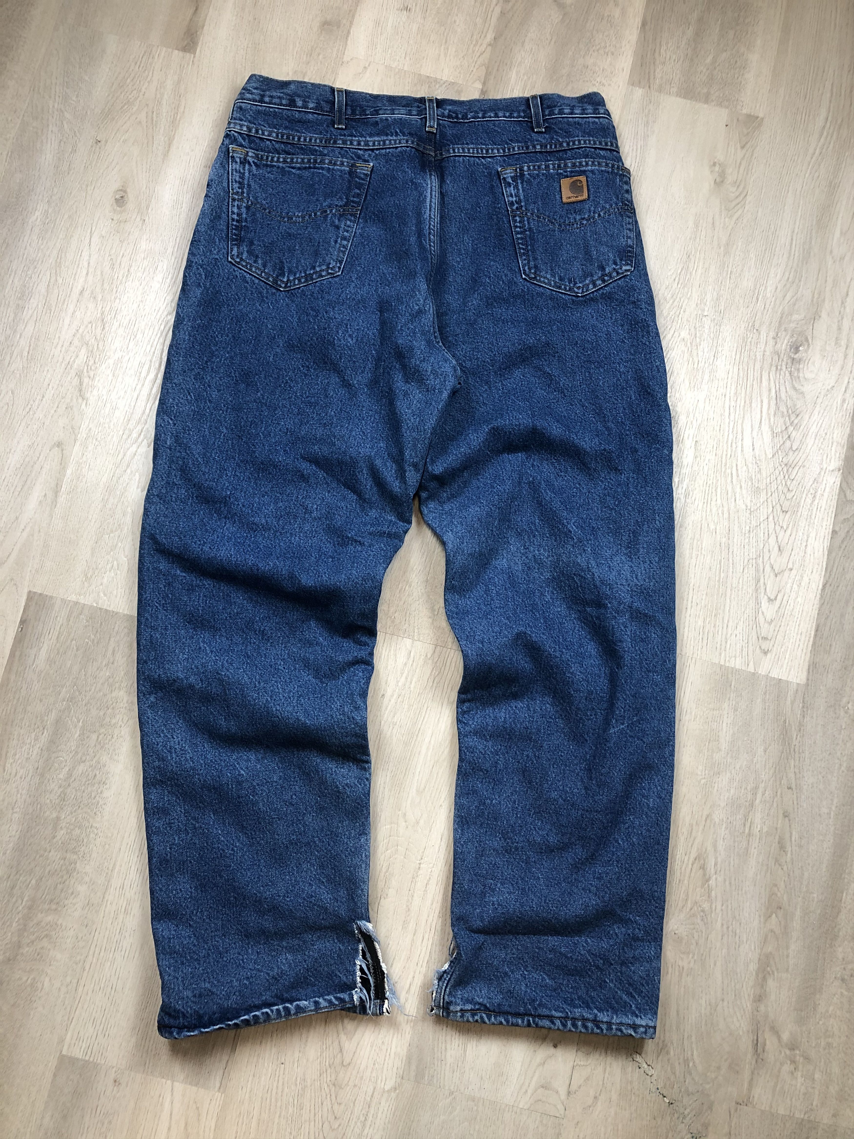 Carhartt Carhartt Vintage Fleece Lined Denim Pants Jeans Size US 38 / EU 54 - 1 Thumbnail