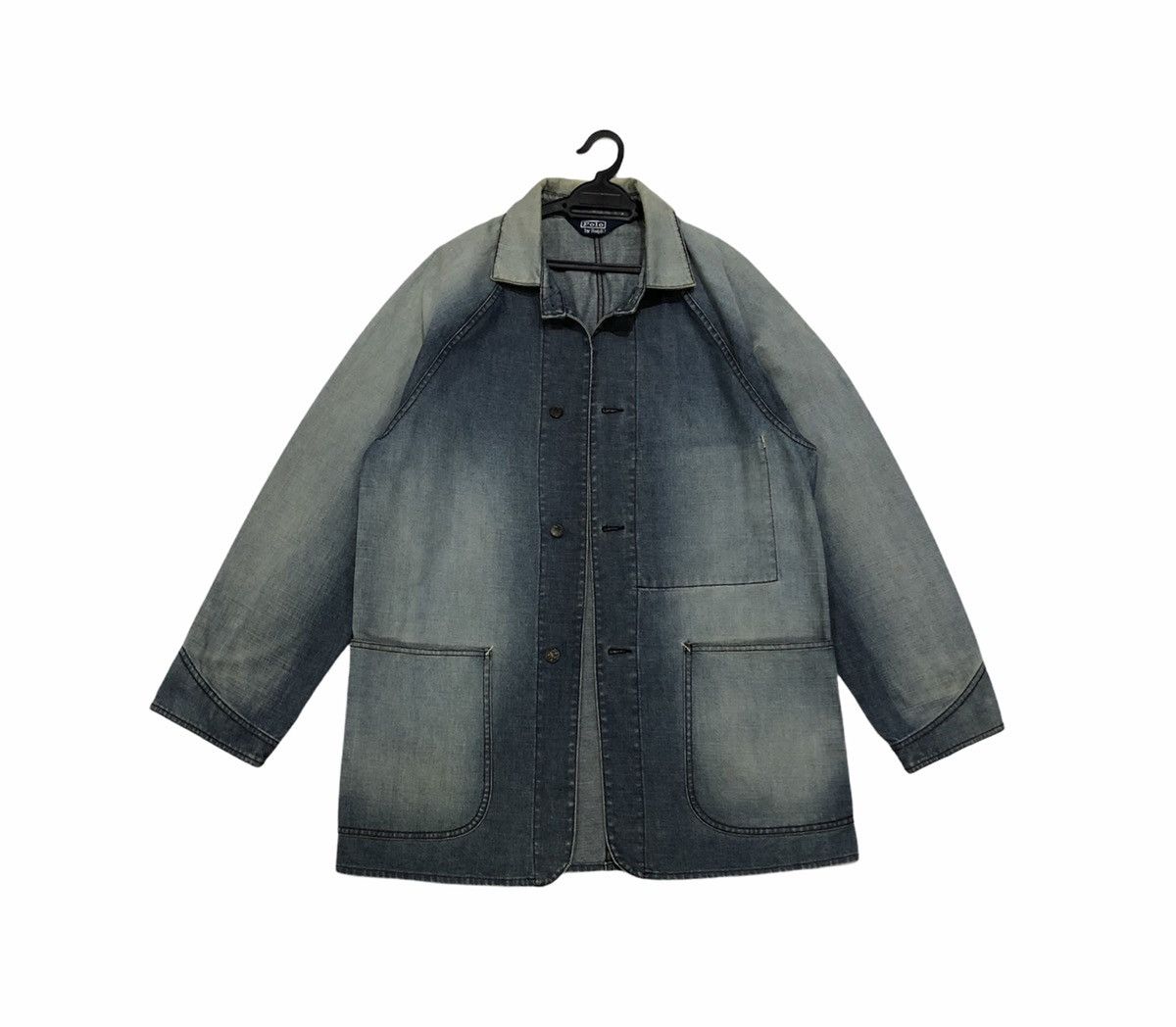 Polo Ralph Lauren Vintage Polo Ralph lauren chore jacket denim us army design. Size US M / EU 48-50 / 2 - 1 Thumbnail