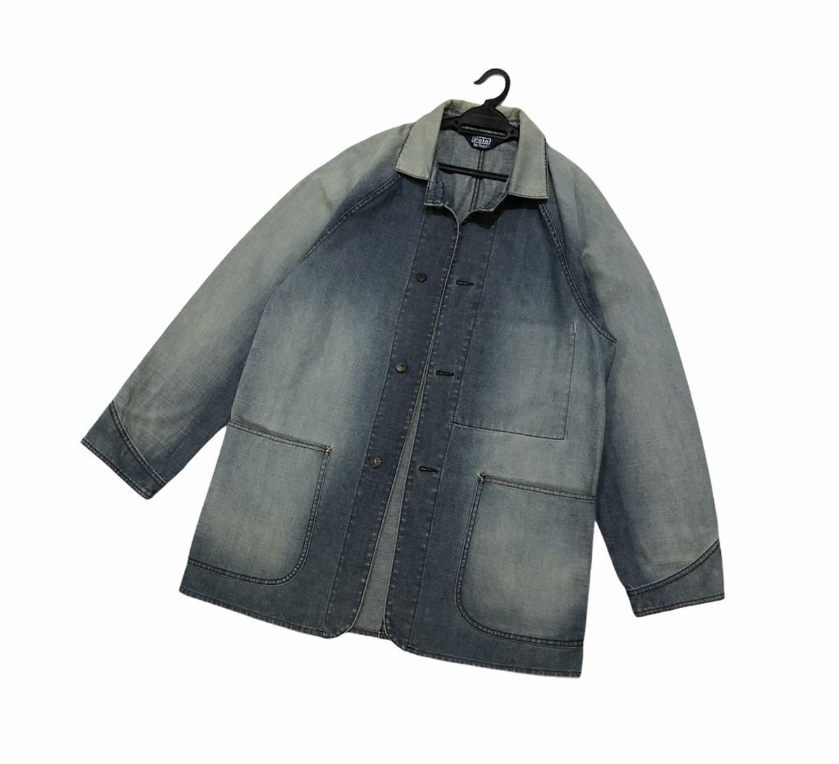 Polo Ralph Lauren Vintage Polo Ralph lauren chore jacket denim us army design. Size US M / EU 48-50 / 2 - 3 Thumbnail