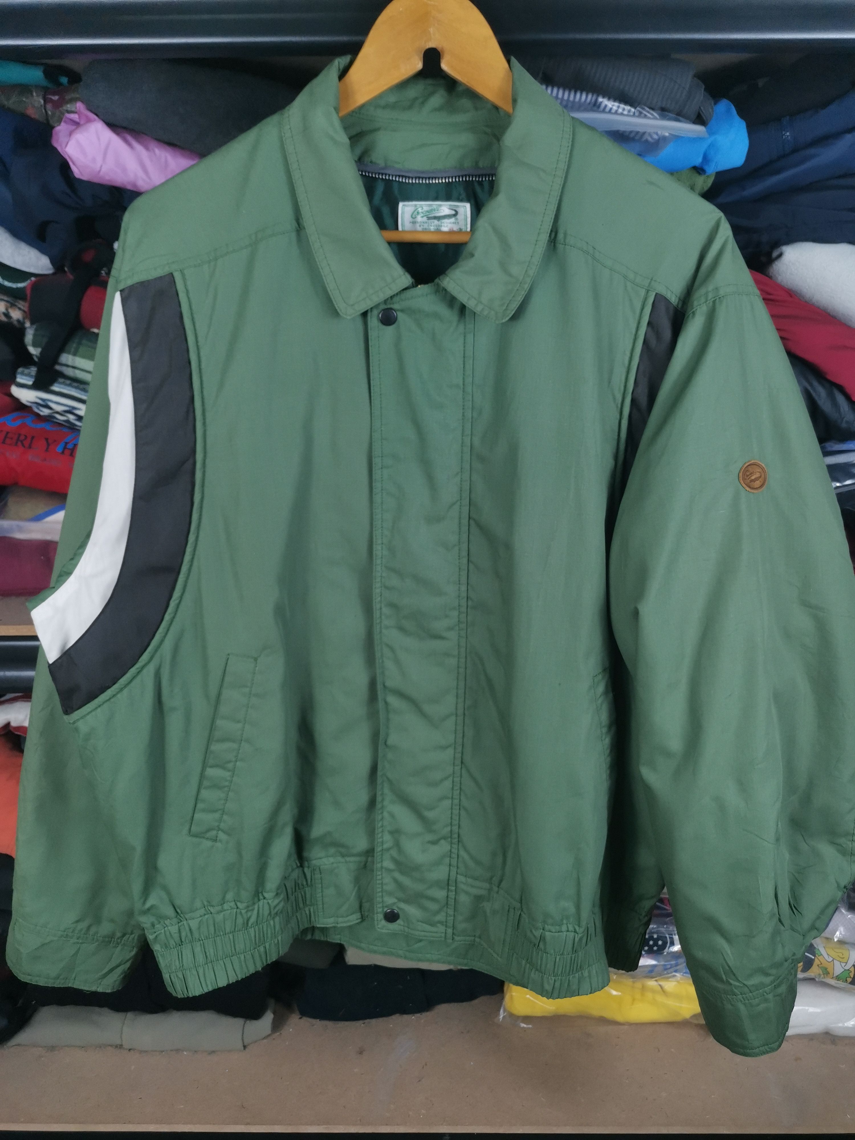 Japanese Brand Vintage 90s Casual Zipper Jacket By Crocodile Size US L / EU 52-54 / 3 - 1 Thumbnail