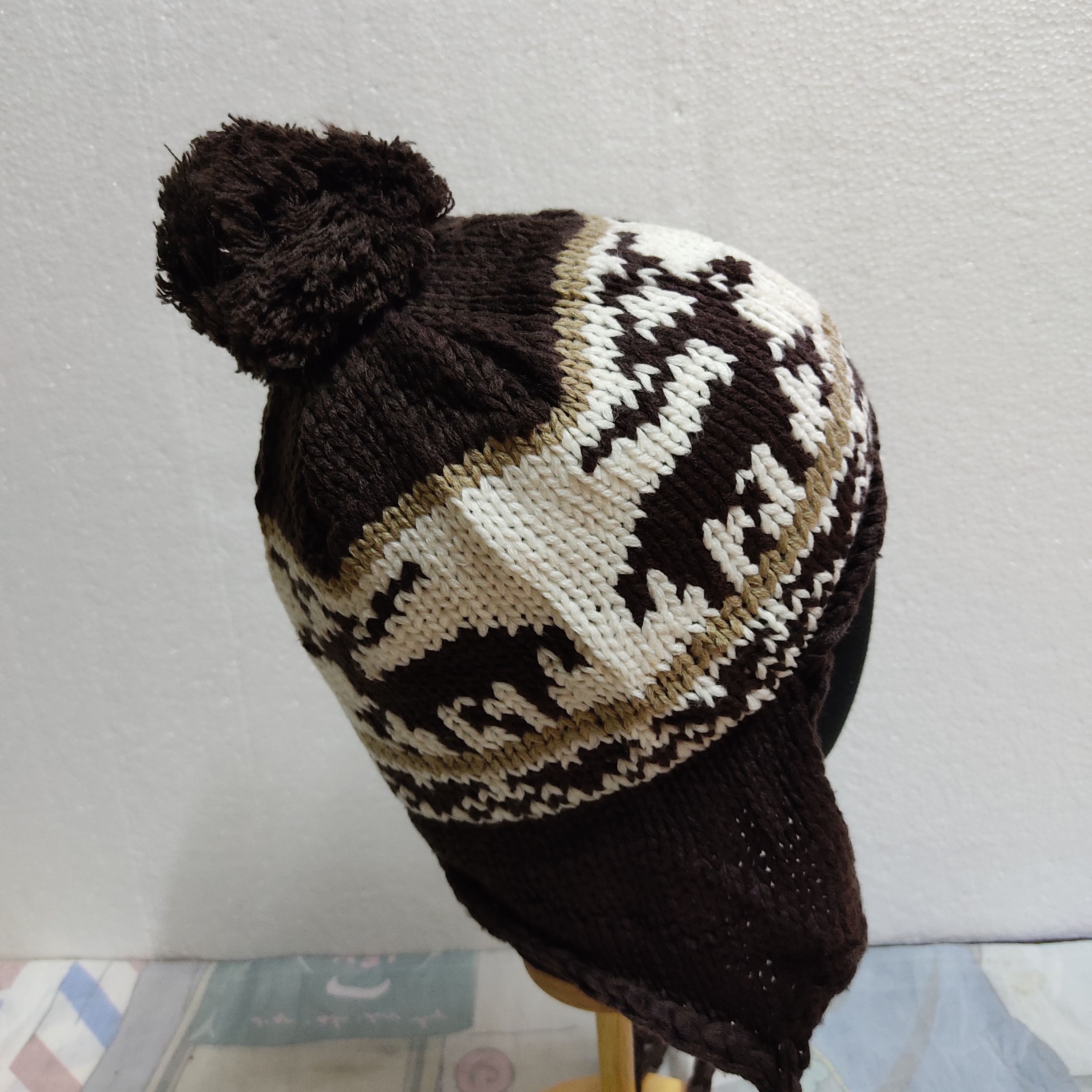 Arts & Science Japanese Knited Headwear Hats Deers Size ONE SIZE - 3 Thumbnail