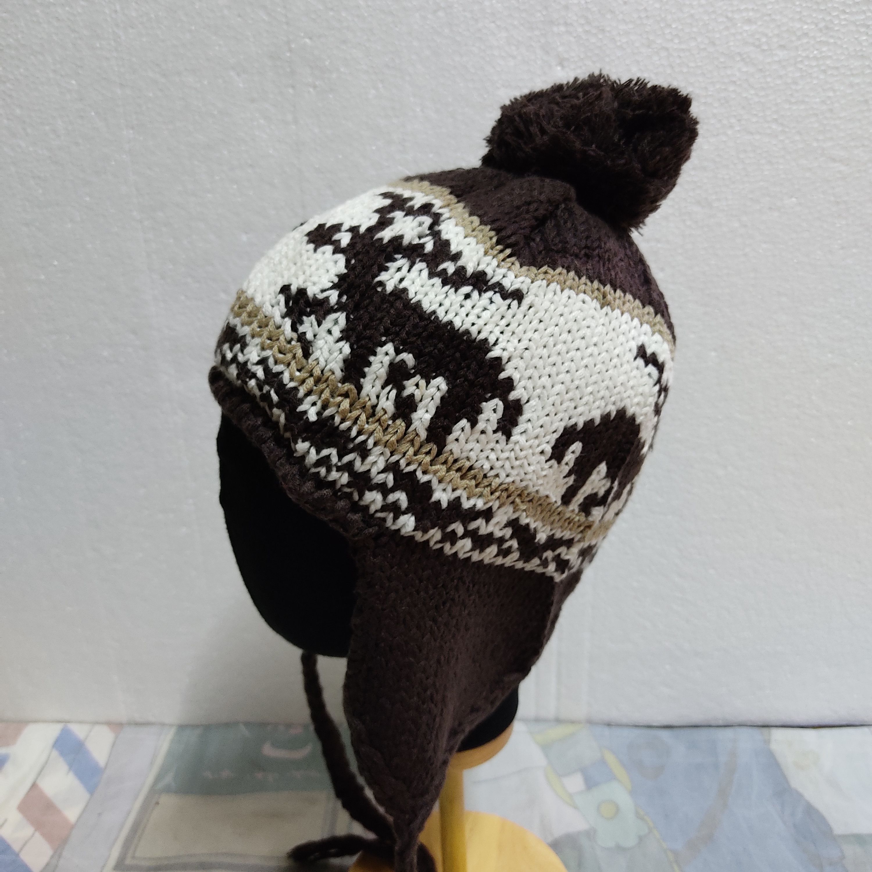 Arts & Science Japanese Knited Headwear Hats Deers Size ONE SIZE - 2 Thumbnail