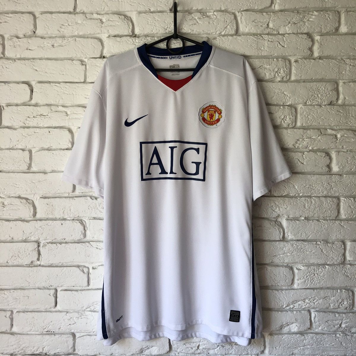 Nike Manchester United 2008 2009 away jersey Size US XXL / EU 58 / 5 - 1 Thumbnail